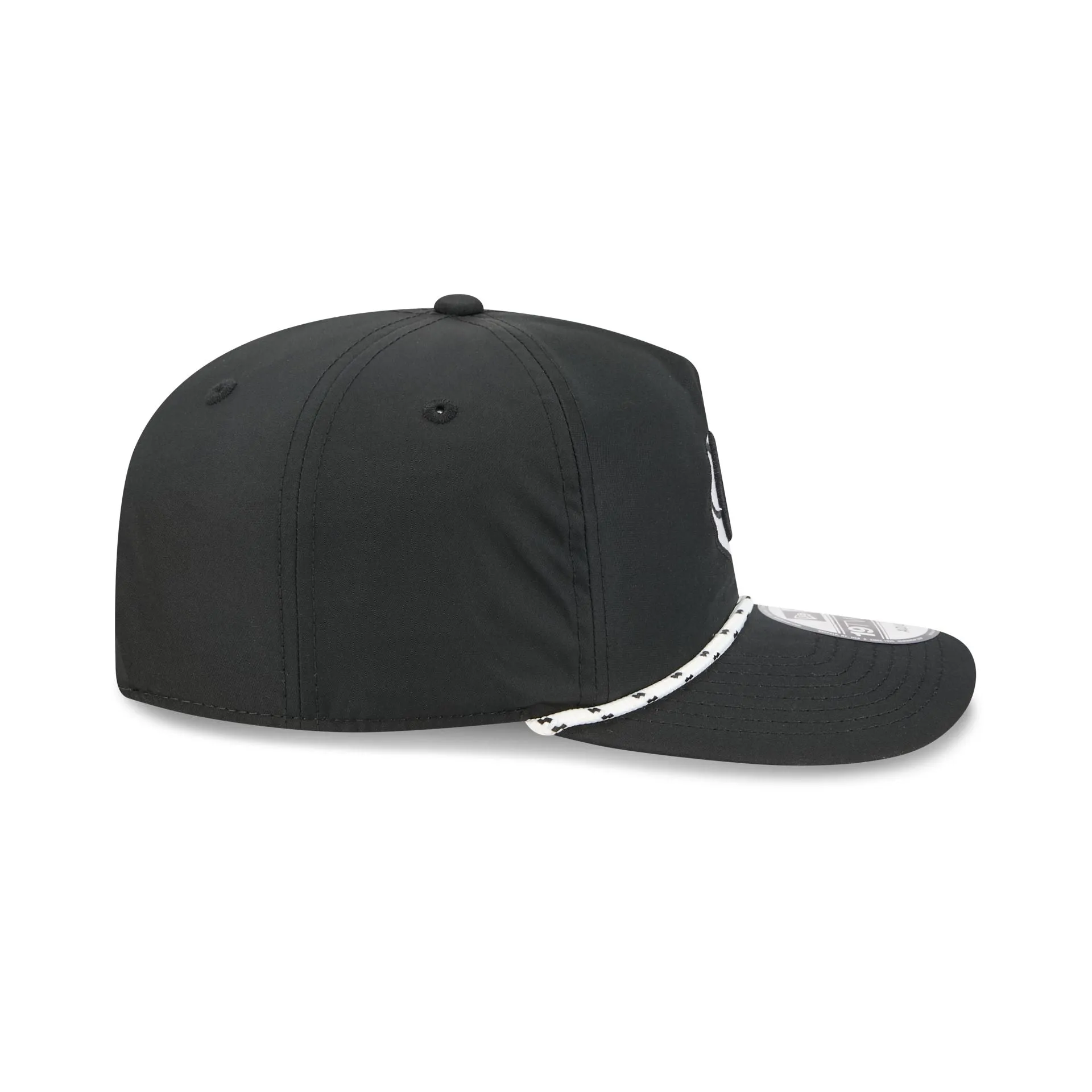 Brooklyn Nets Black and White Rope 19TWENTY Snapback Hat sold by New Era product image thumbnail 5