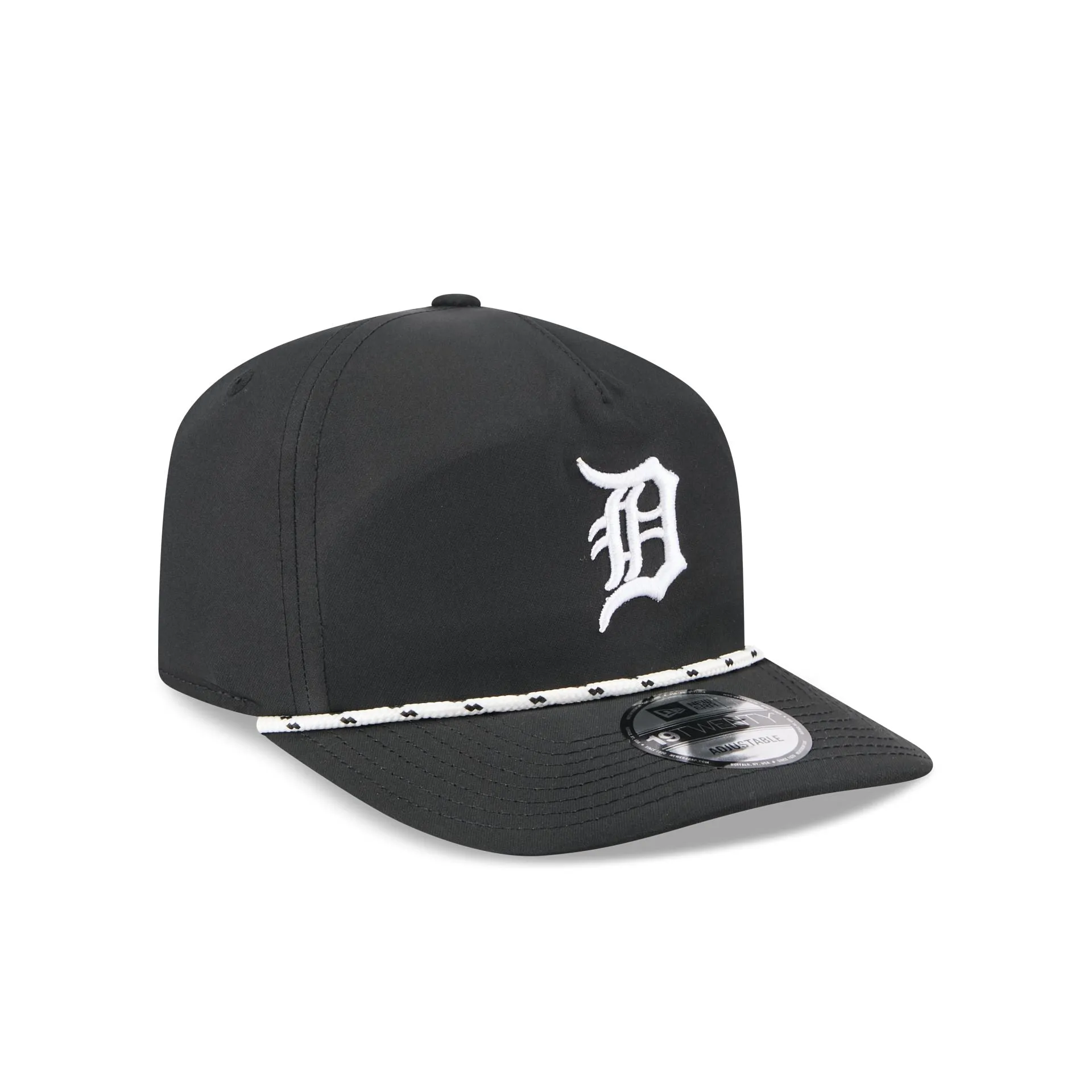 Detroit Tigers Black and White Rope 19TWENTY Snapback Hat sold by New Era product image thumbnail 3