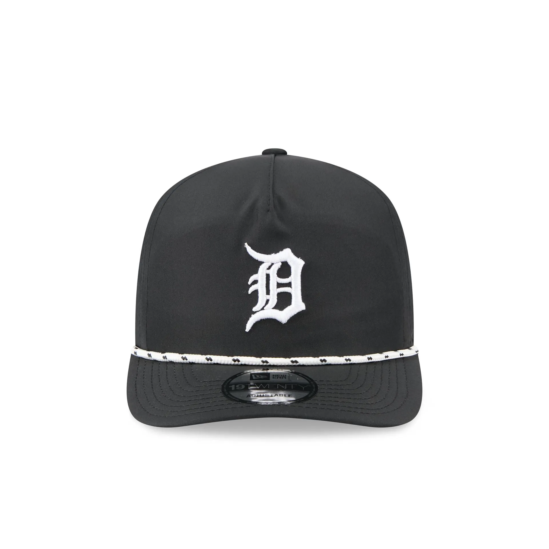 Detroit Tigers Black and White Rope 19TWENTY Snapback Hat sold by New Era product image thumbnail 2