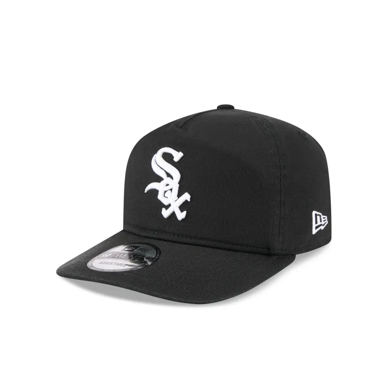 Chicago White Sox Black and White 19TWENTY Snapback Hat sold by New Era