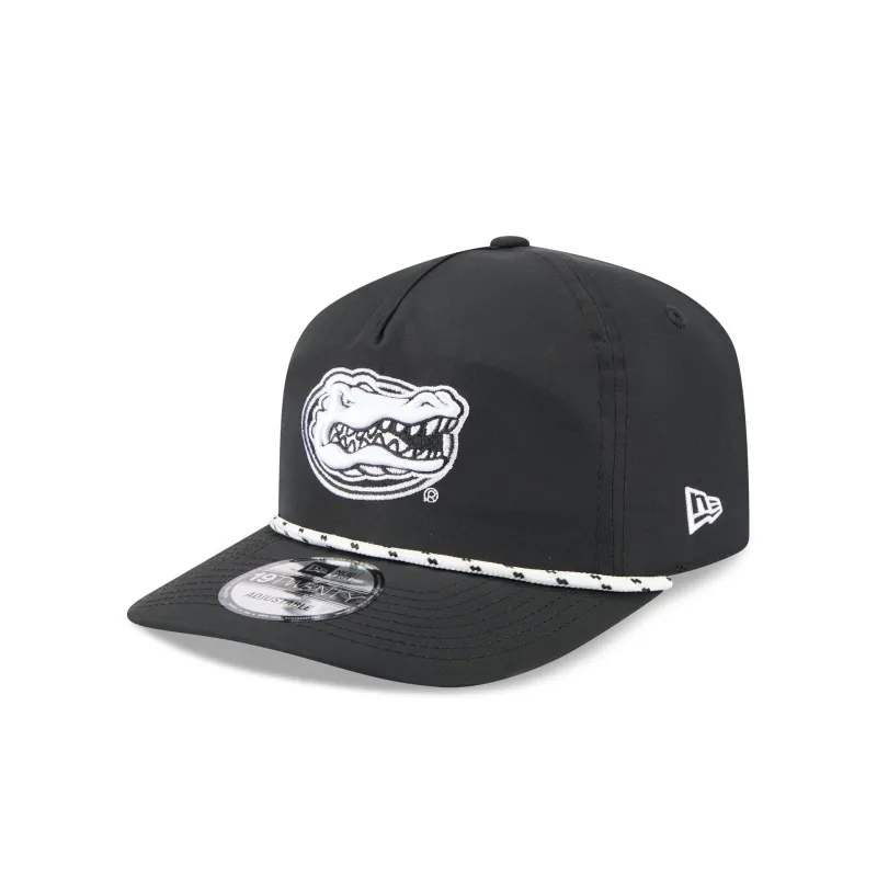 Florida Gators Black and White Rope 19TWENTY Snapback Hat sold by New Era