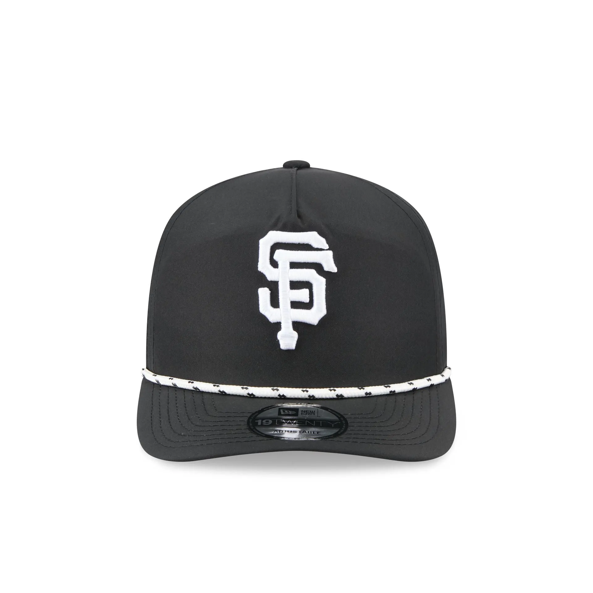 San Francisco Giants Black and White Rope 19TWENTY Snapback Hat sold by New Era product image thumbnail 2