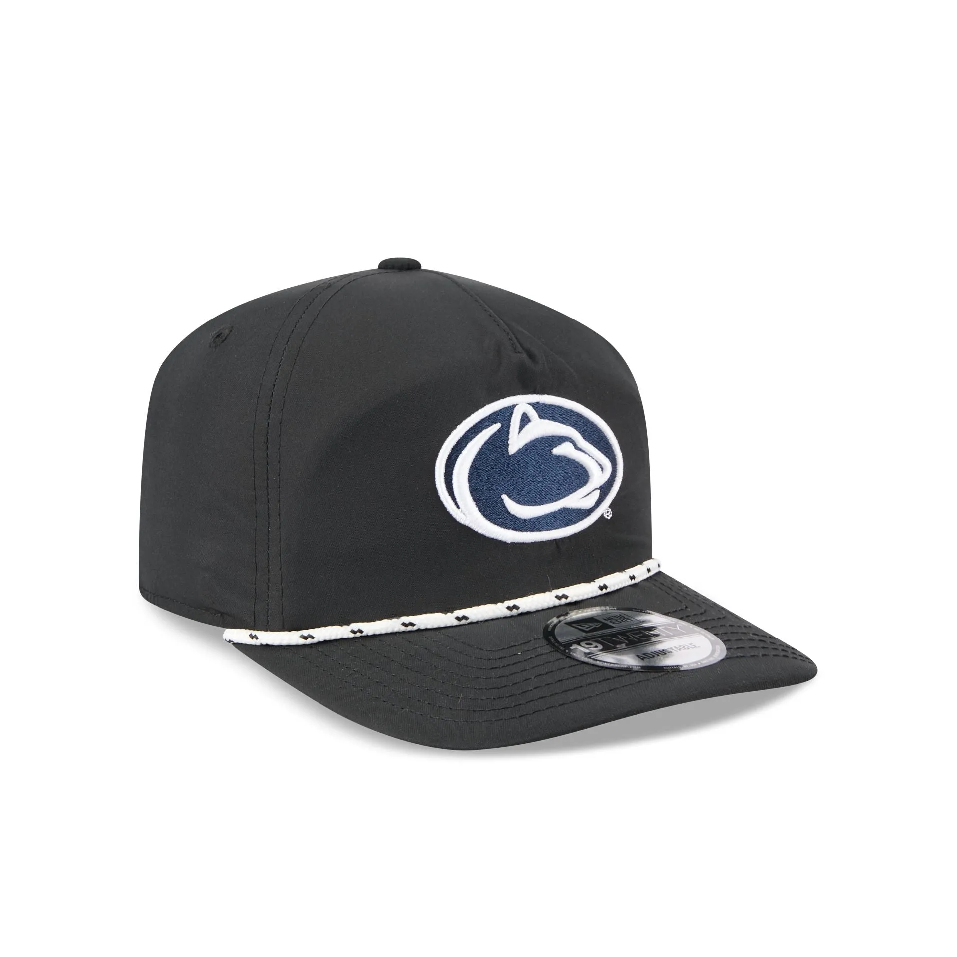 Penn State Nittany Lions Black and White Rope 19TWENTY Snapback Hat sold by New Era product image thumbnail 3