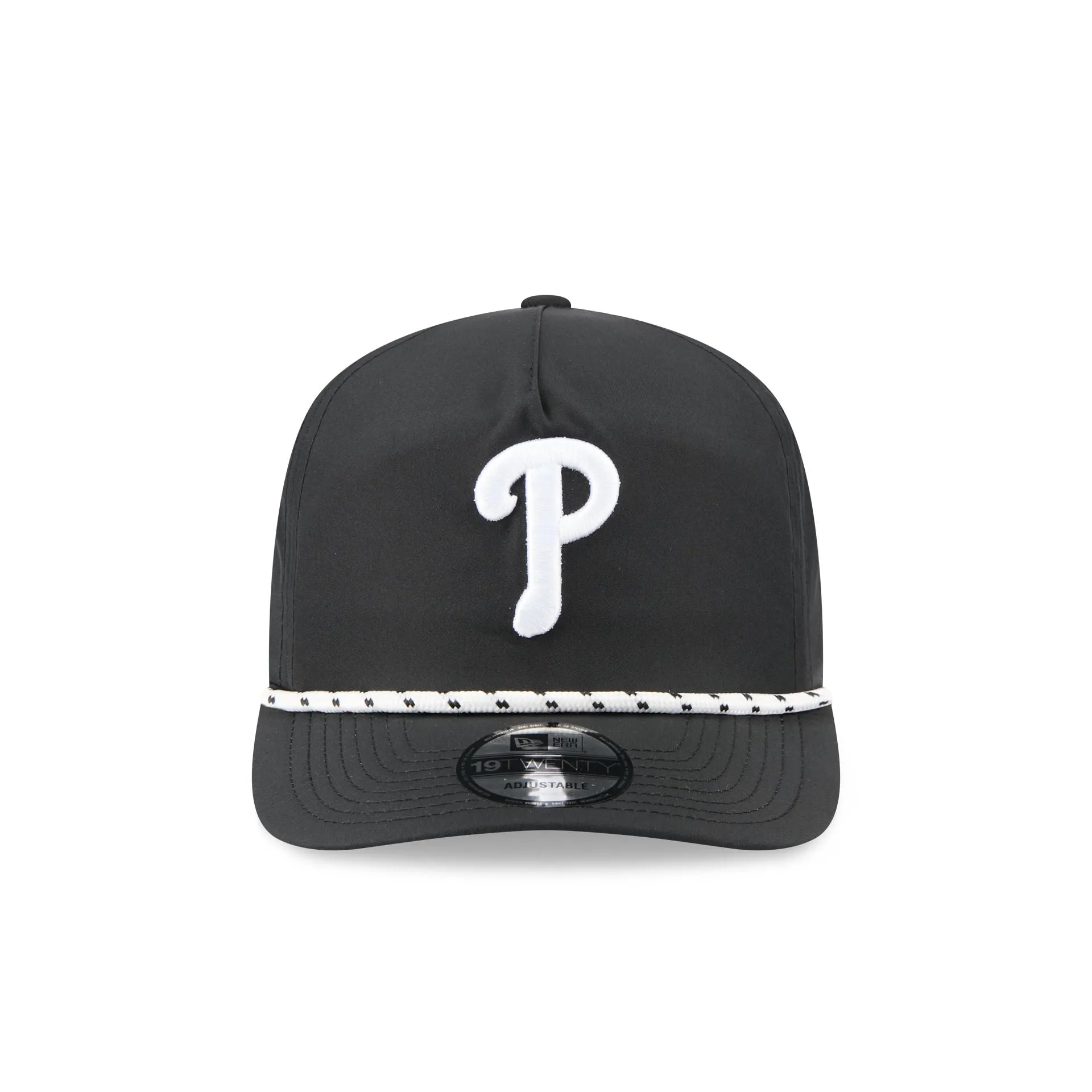 Philadelphia Phillies Black and White Rope 19TWENTY Snapback Hat sold by New Era product image thumbnail 2