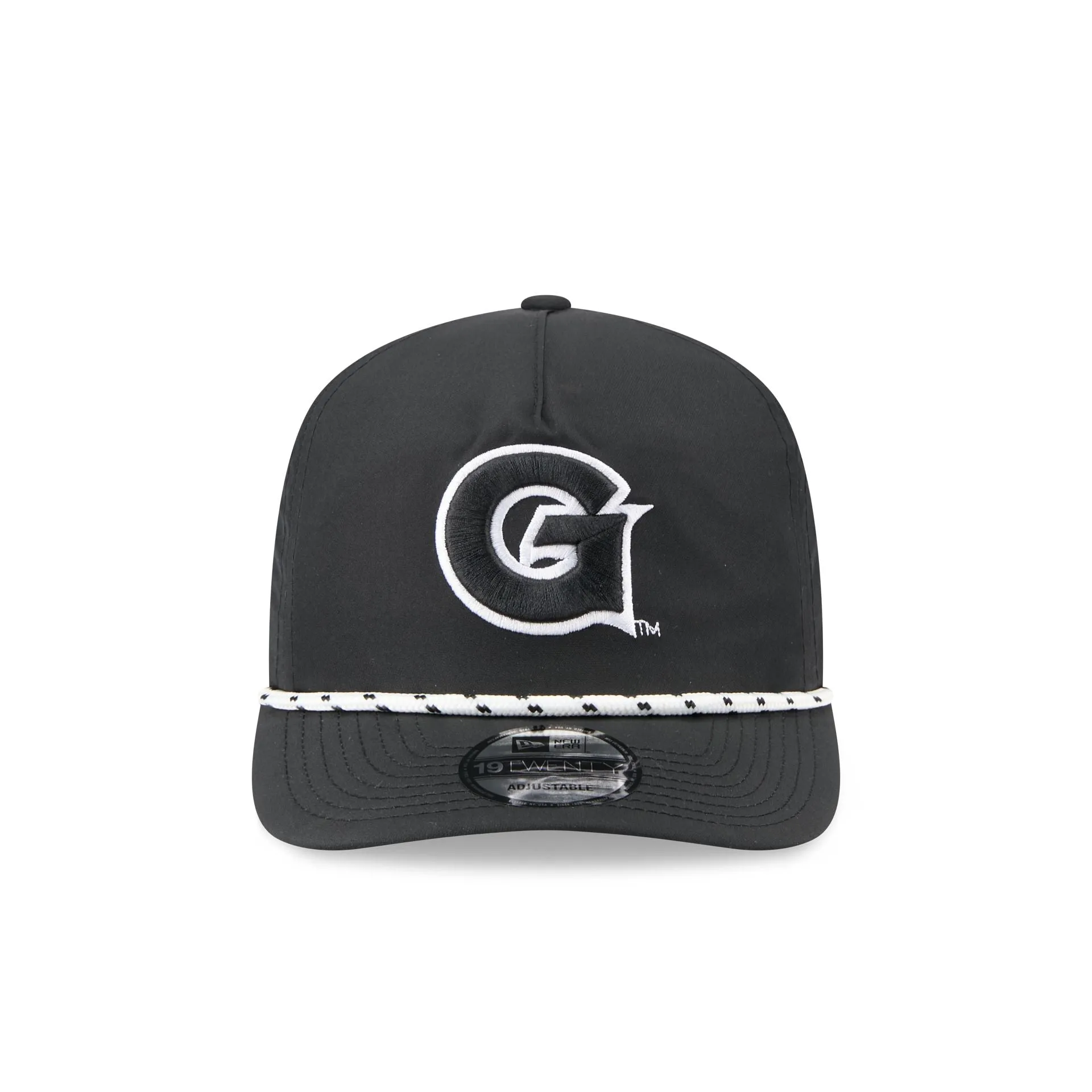 Georgetown Hoyas Black and White Rope 19TWENTY Snapback Hat sold by New Era product image thumbnail 2