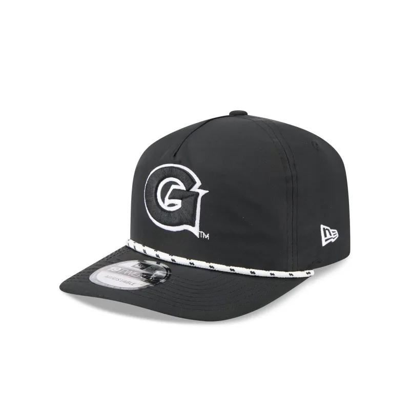 Georgetown Hoyas Black and White Rope 19TWENTY Snapback Hat sold by New Era
