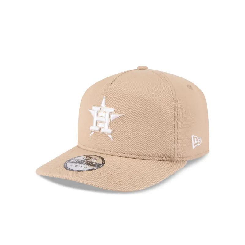 Houston Astros Light Beige 19TWENTY Snapback Hat sold by New Era