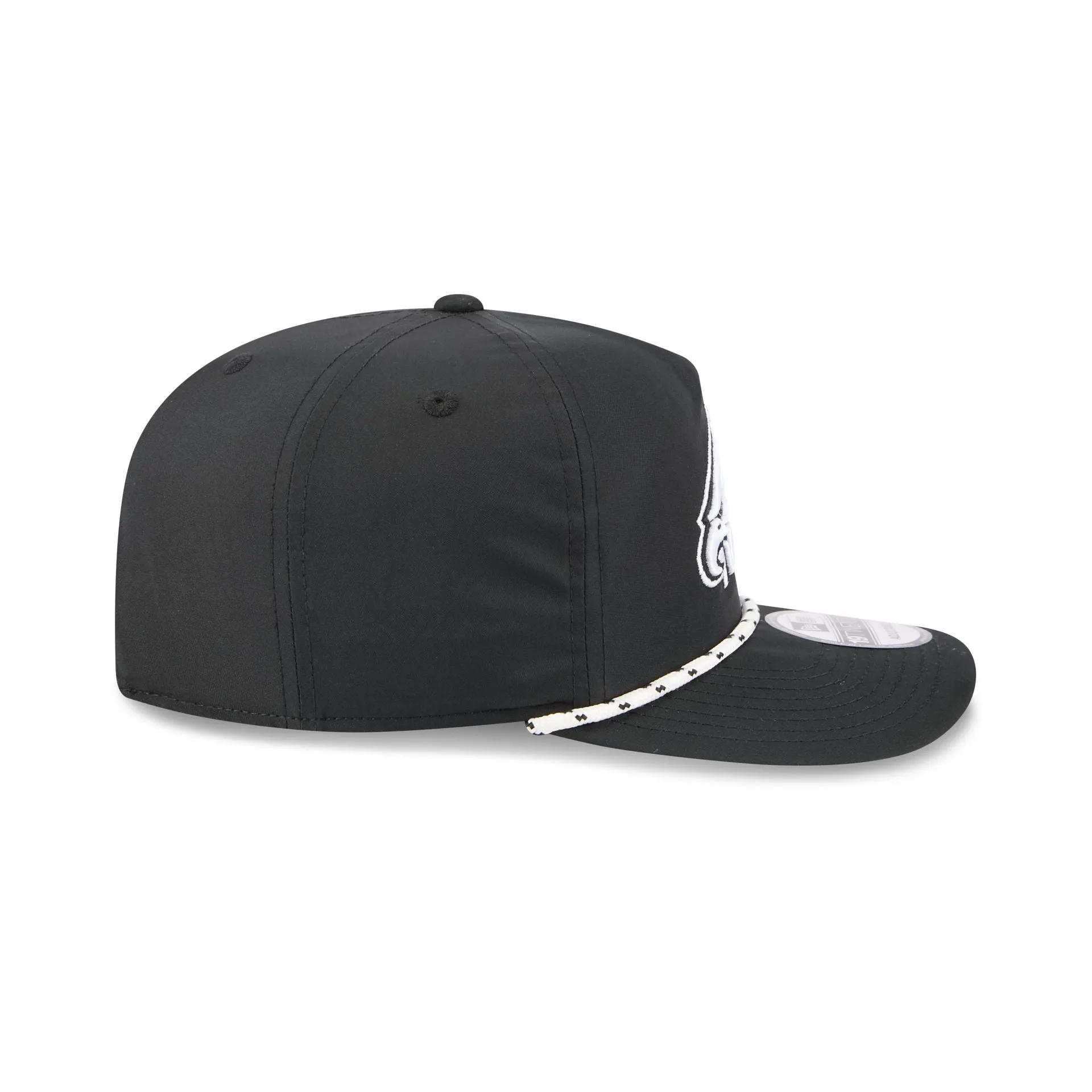 Philadelphia Eagles Black and White Rope 19TWENTY Snapback Hat sold by New Era product image thumbnail 5