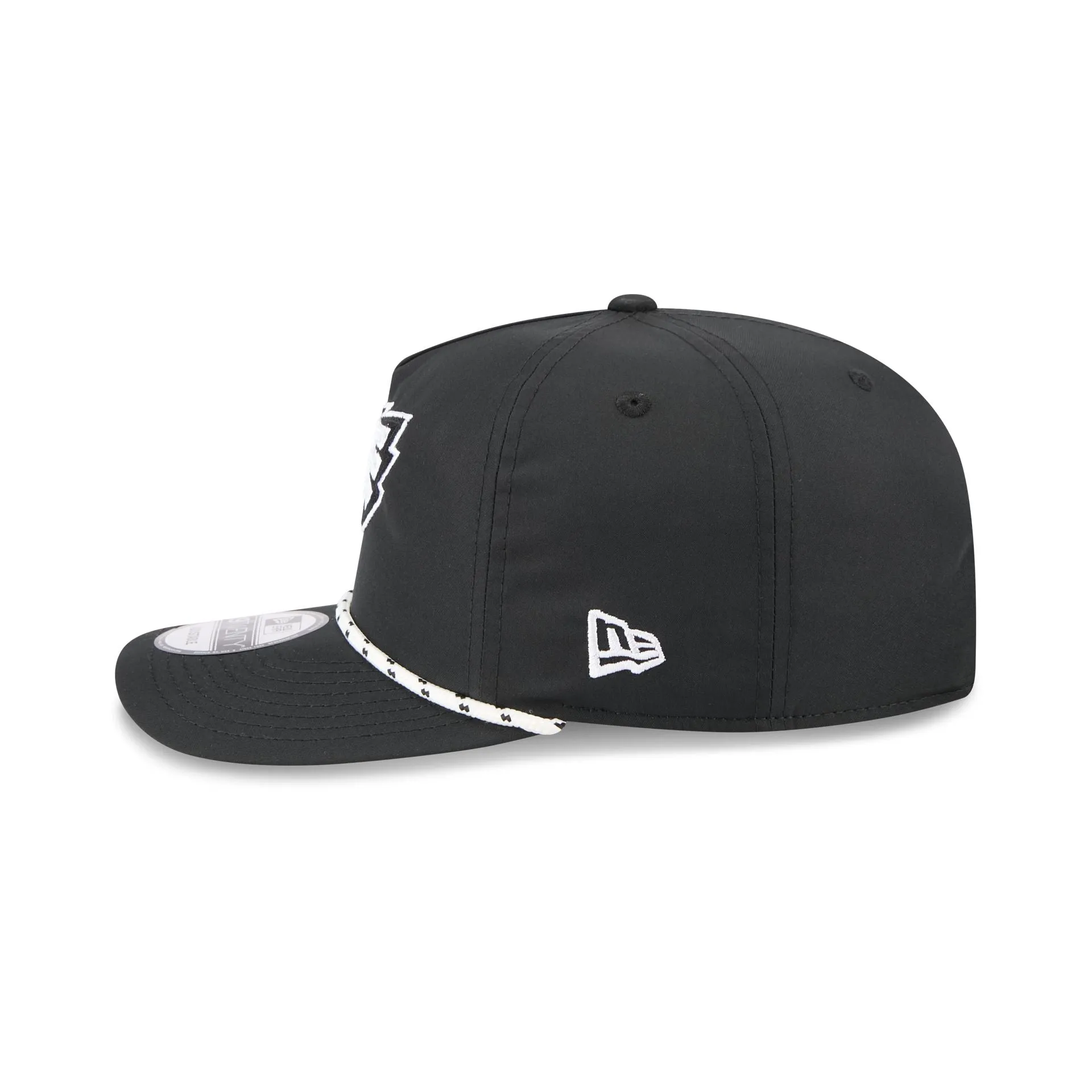 Philadelphia Eagles Black and White Rope 19TWENTY Snapback Hat sold by New Era product image thumbnail 4
