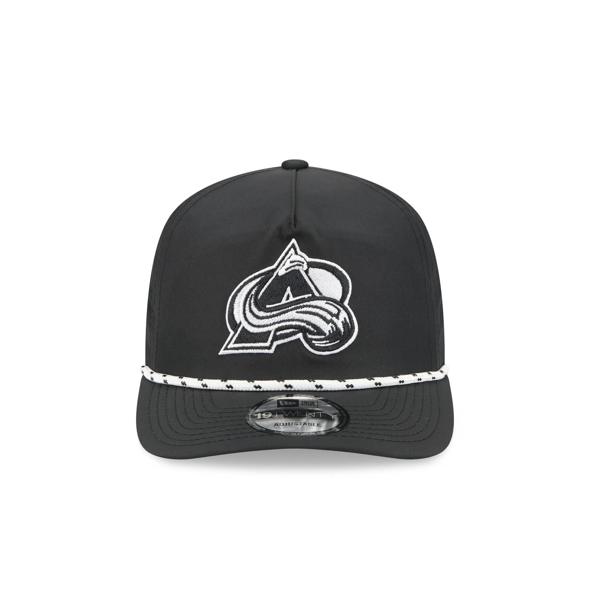 Colorado Avalanche Black and White Rope 19TWENTY Snapback Hat sold by New Era product image thumbnail 2