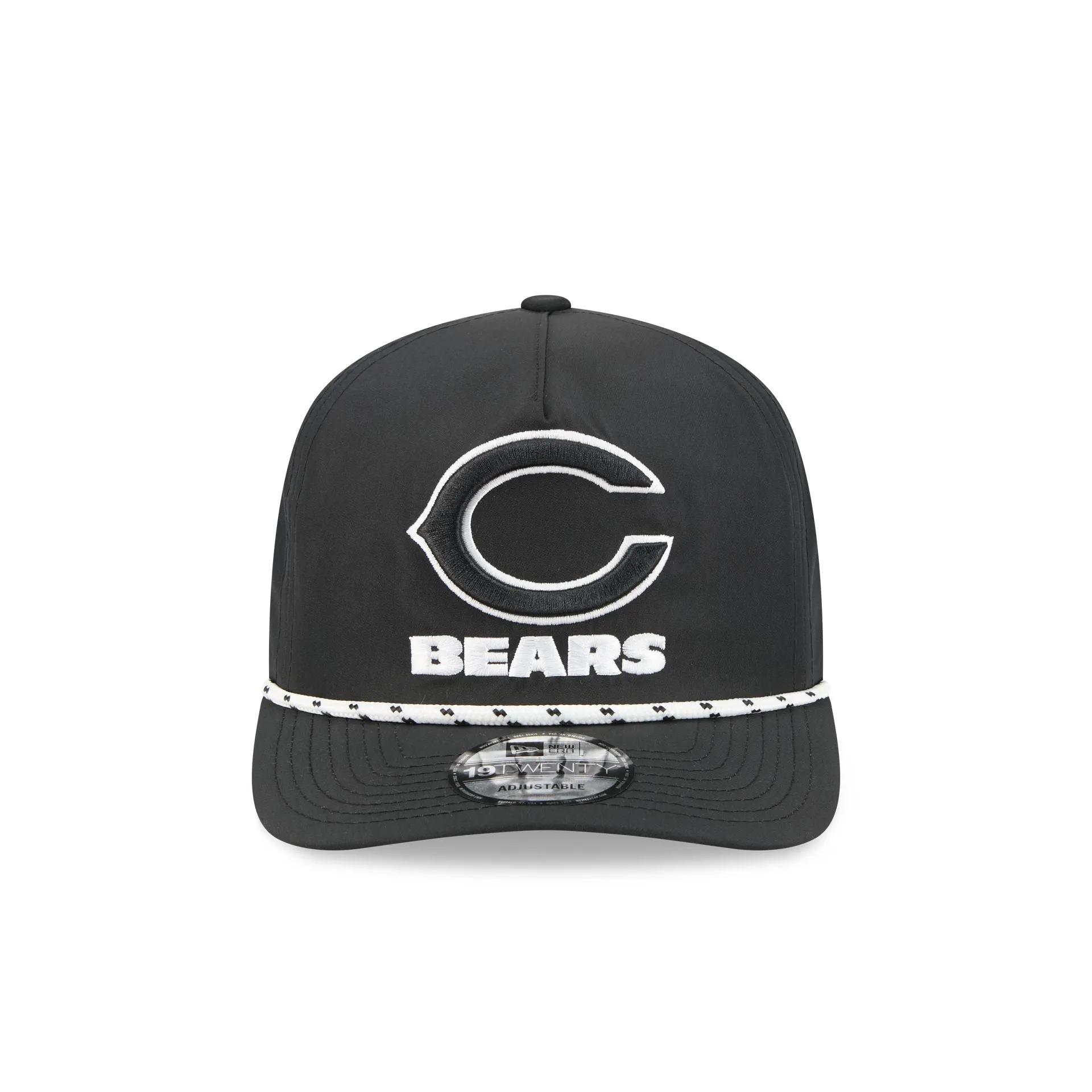 Chicago Bears Black and White Rope 19TWENTY Snapback Hat sold by New Era product image thumbnail 2