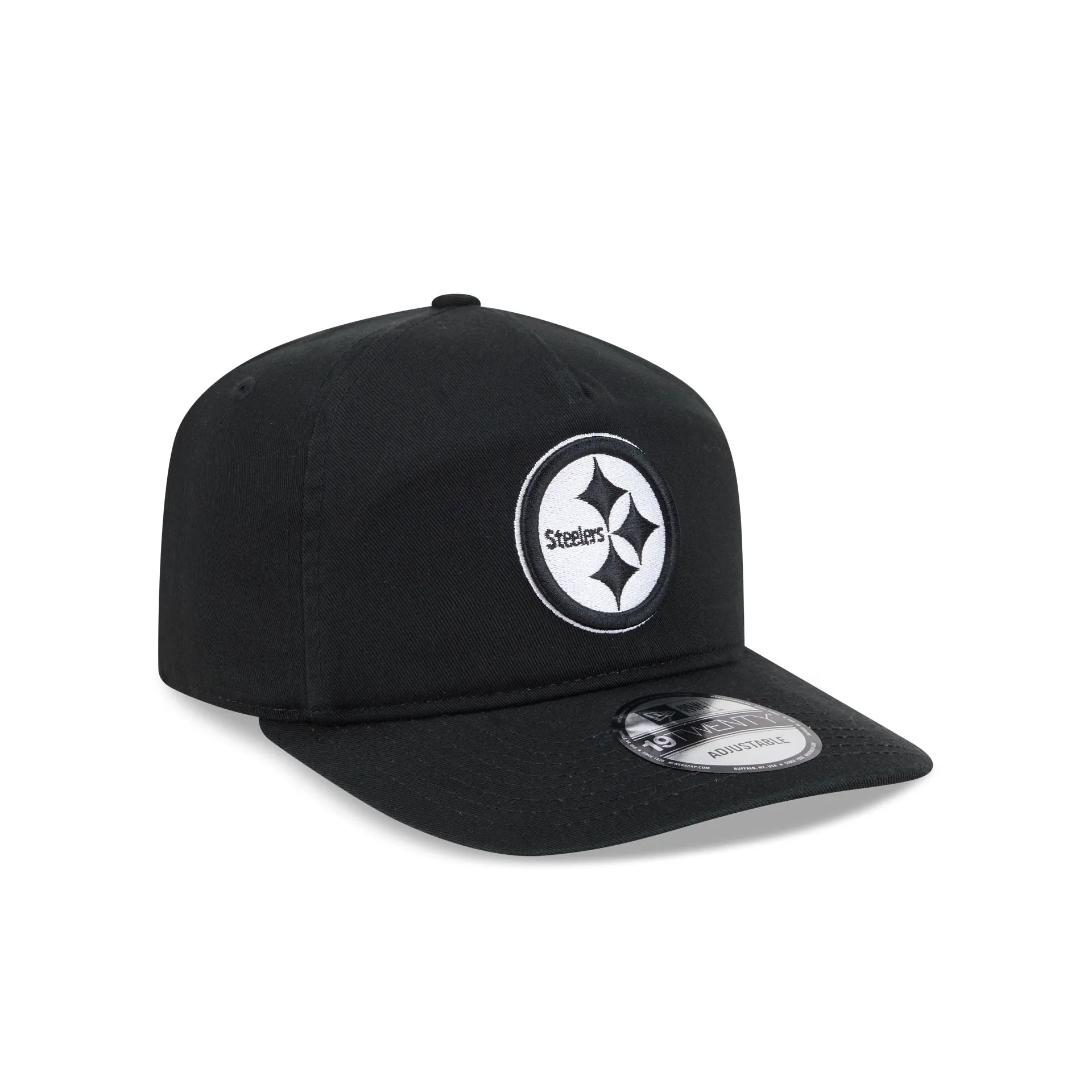 Pittsburgh Steelers Black and White 19TWENTY Snapback Hat sold by New Era product image thumbnail 3
