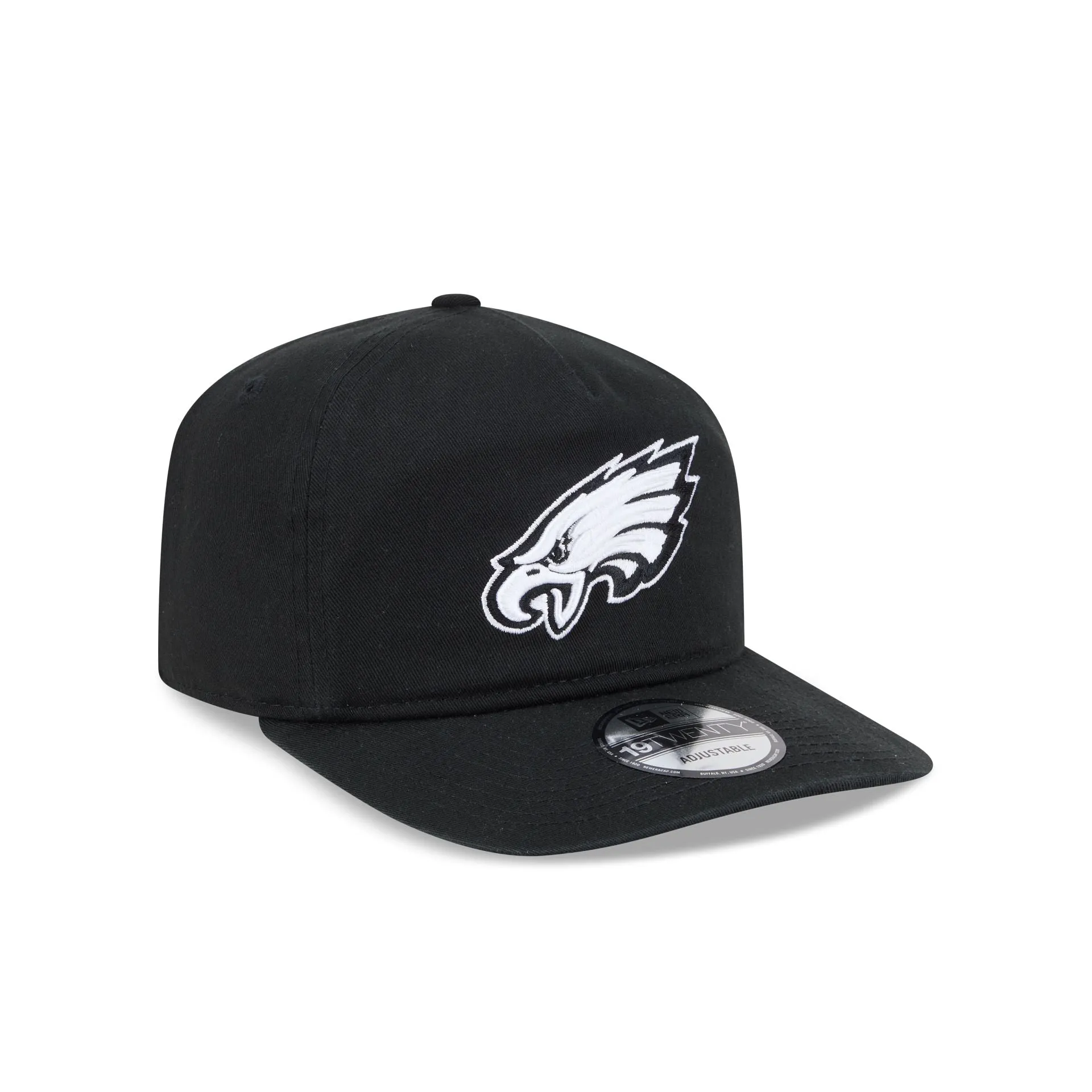 Philadelphia Eagles Black and White 19TWENTY Snapback Hat sold by New Era product image thumbnail 3
