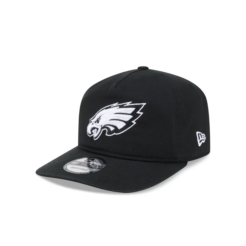 Philadelphia Eagles Black and White 19TWENTY Snapback Hat sold by New Era