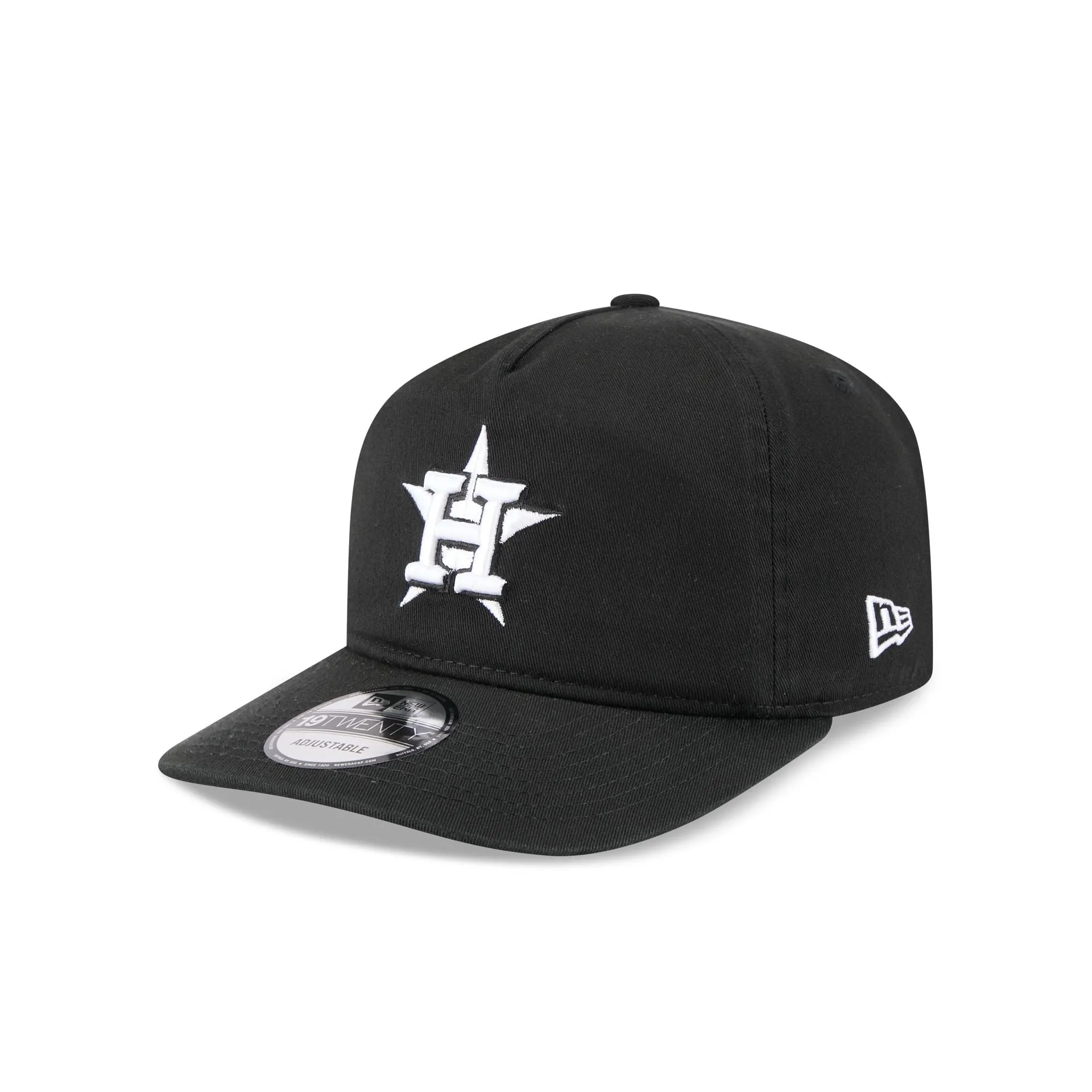 Houston Astros Black and White 19TWENTY Snapback Hat sold by New Era