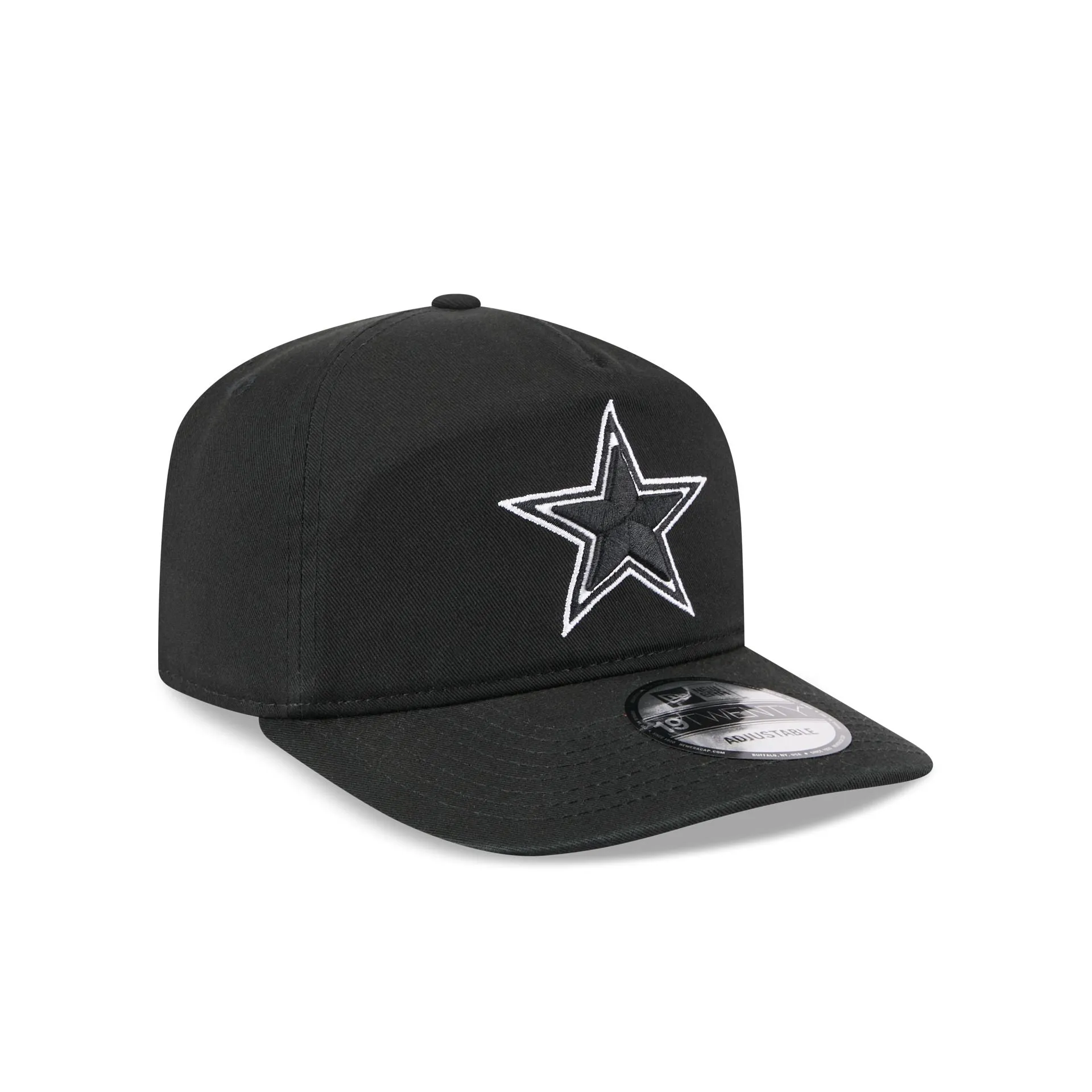 Dallas Cowboys Black and White 19TWENTY Snapback Hat sold by New Era product image thumbnail 3