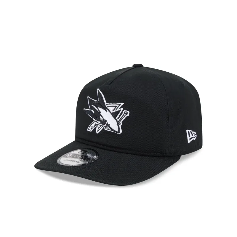 San Jose Sharks Black and White 19TWENTY Snapback Hat sold by New Era