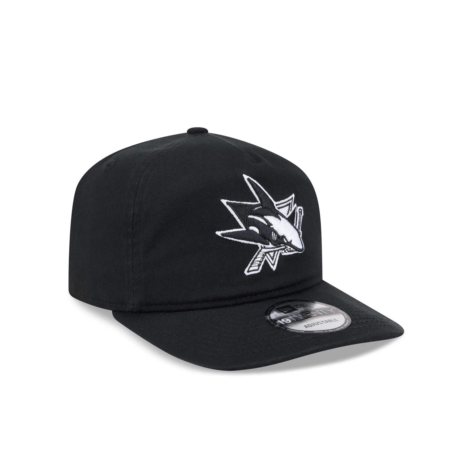 San Jose Sharks Black and White 19TWENTY Snapback Hat sold by New Era product image thumbnail 3
