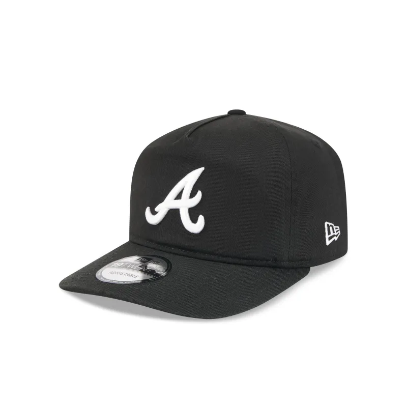 Atlanta Braves Black and White 19TWENTY Snapback Hat sold by New Era