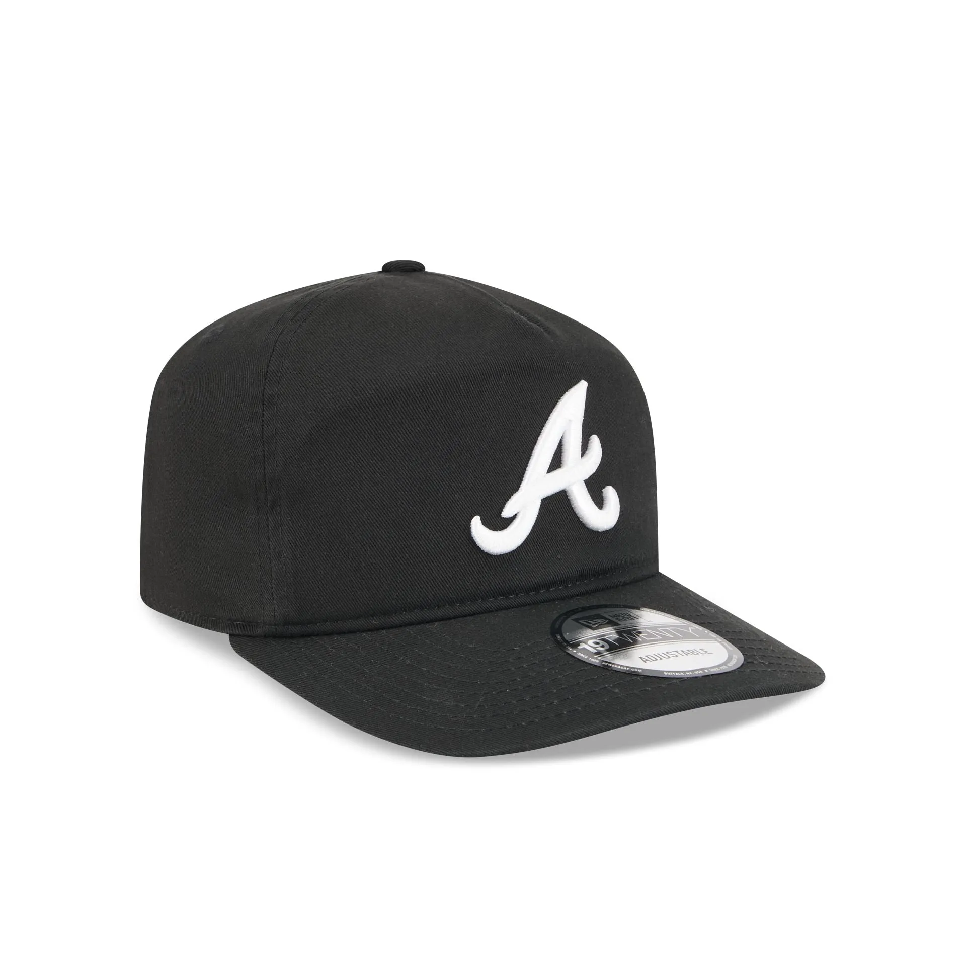Atlanta Braves Black and White 19TWENTY Snapback Hat sold by New Era product image thumbnail 3