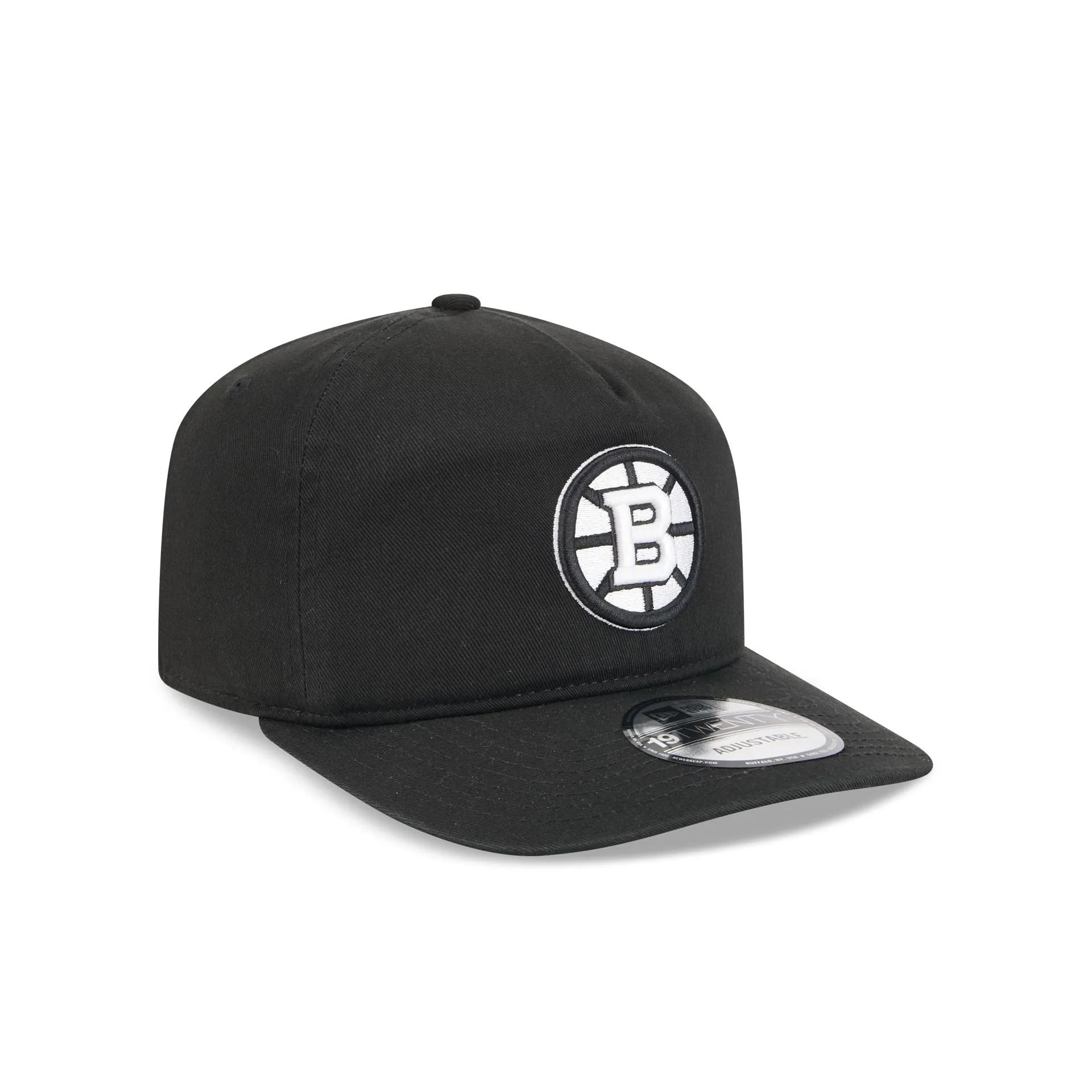 Boston Bruins Black and White 19TWENTY Snapback Hat sold by New Era product image thumbnail 3