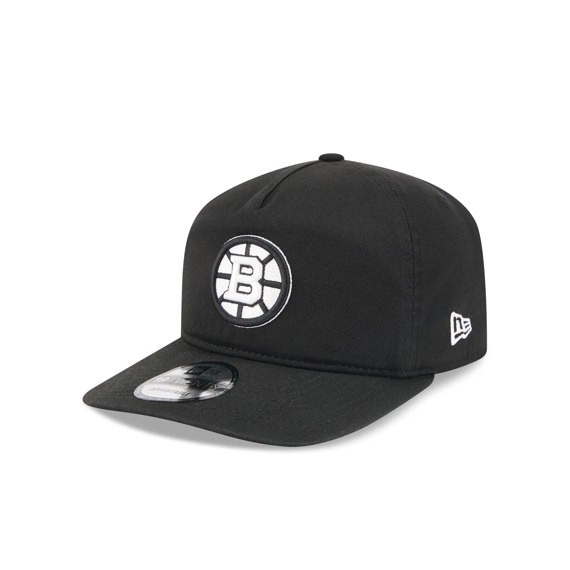 Boston Bruins Black and White 19TWENTY Snapback Hat sold by New Era