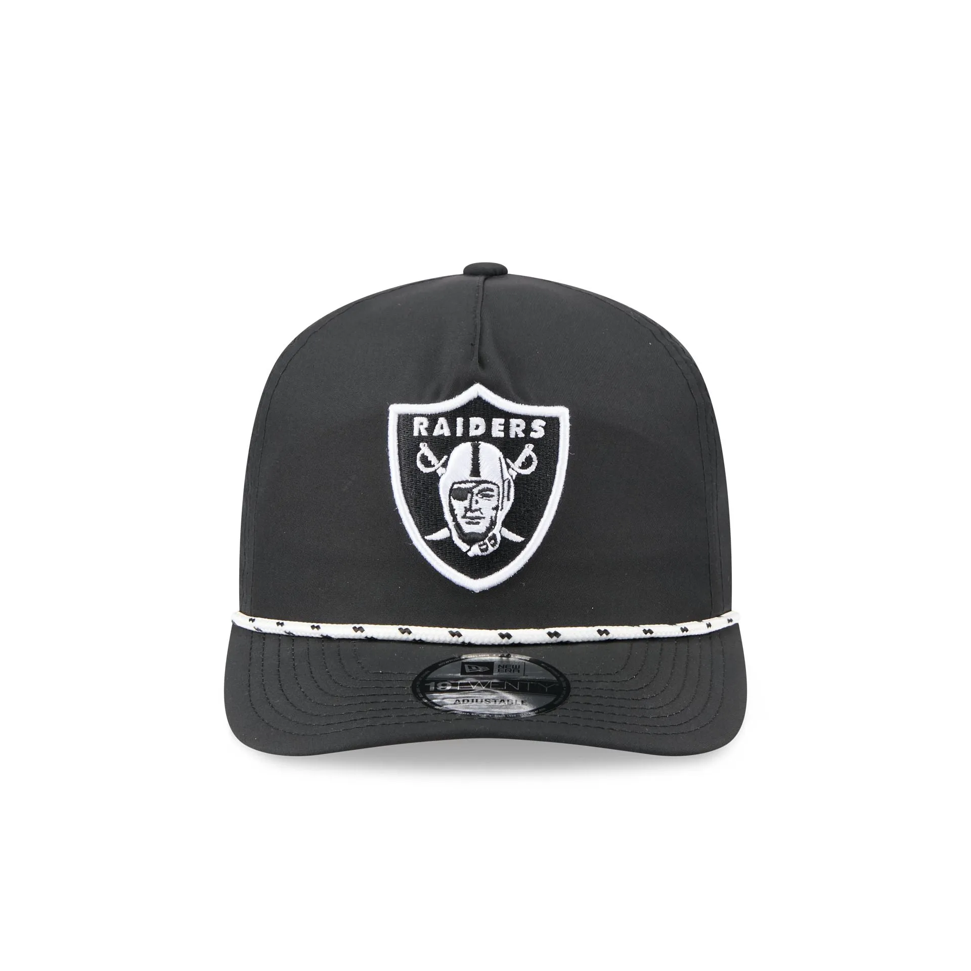 Las Vegas Raiders Black and White Rope 19TWENTY Snapback Hat sold by New Era product image thumbnail 2