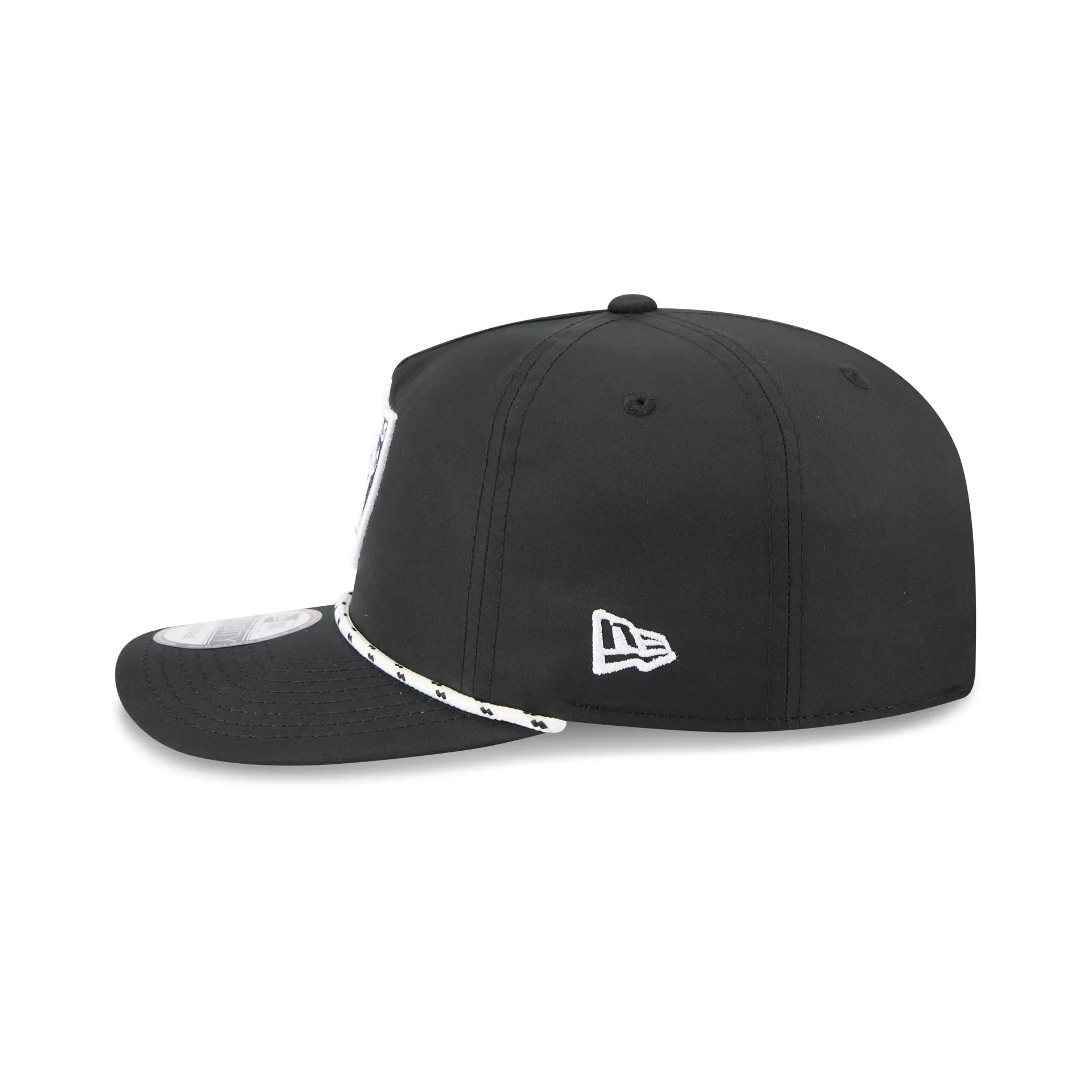 Las Vegas Raiders Black and White Rope 19TWENTY Snapback Hat sold by New Era product image thumbnail 4