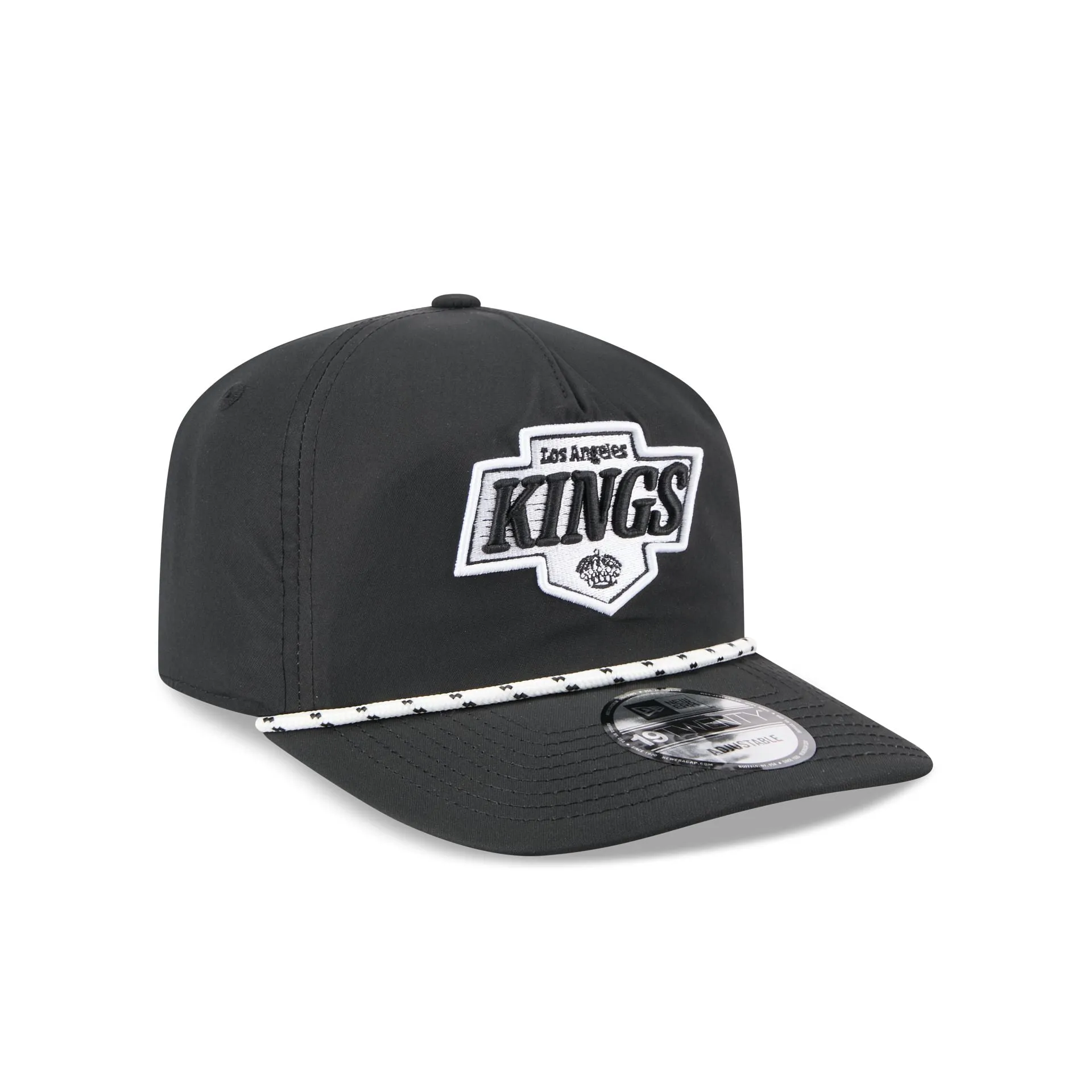 Los Angeles Kings Black and White Rope 19TWENTY Snapback Hat sold by New Era product image thumbnail 3