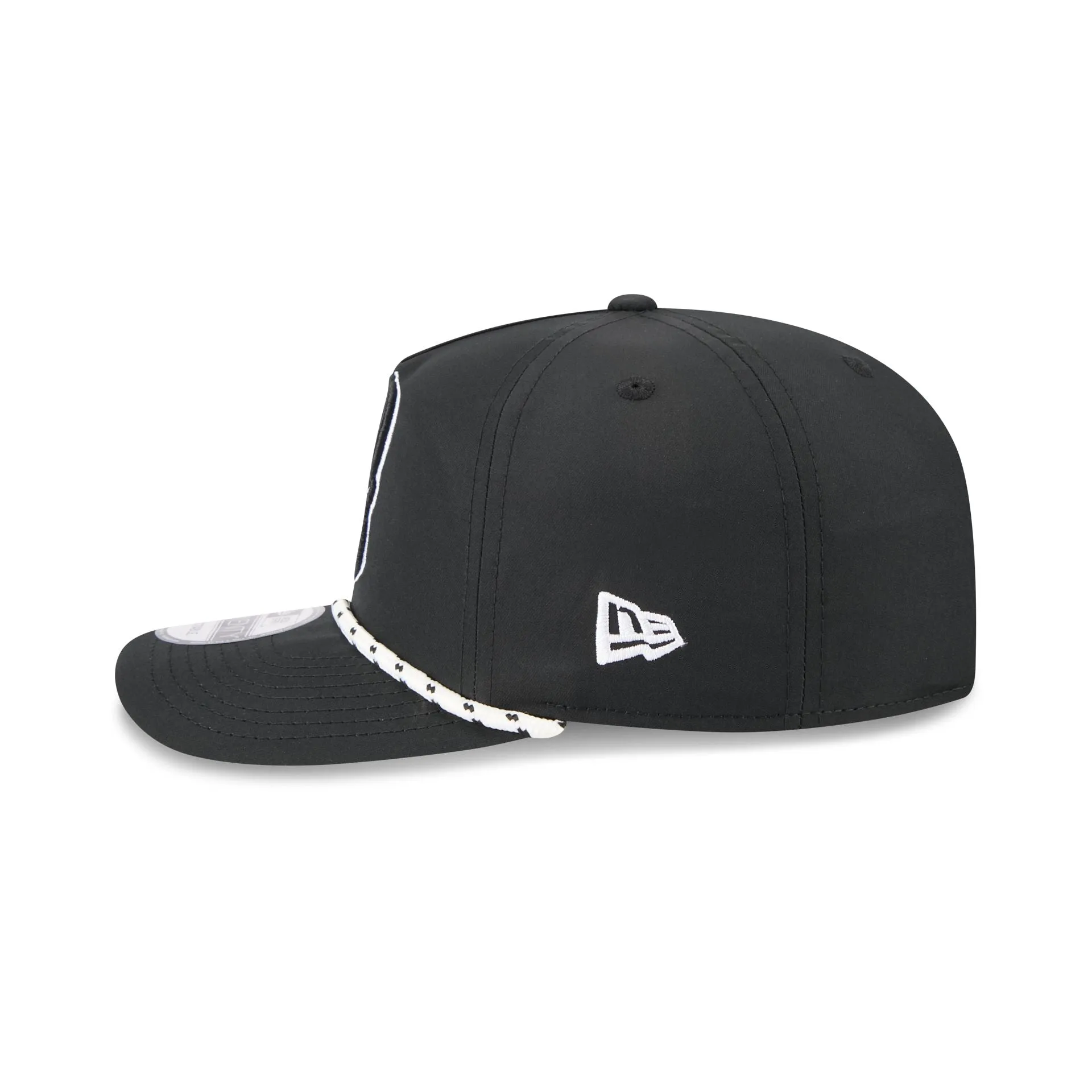Dallas Cowboys Black and White Rope 19TWENTY Snapback Hat sold by New Era product image thumbnail 4