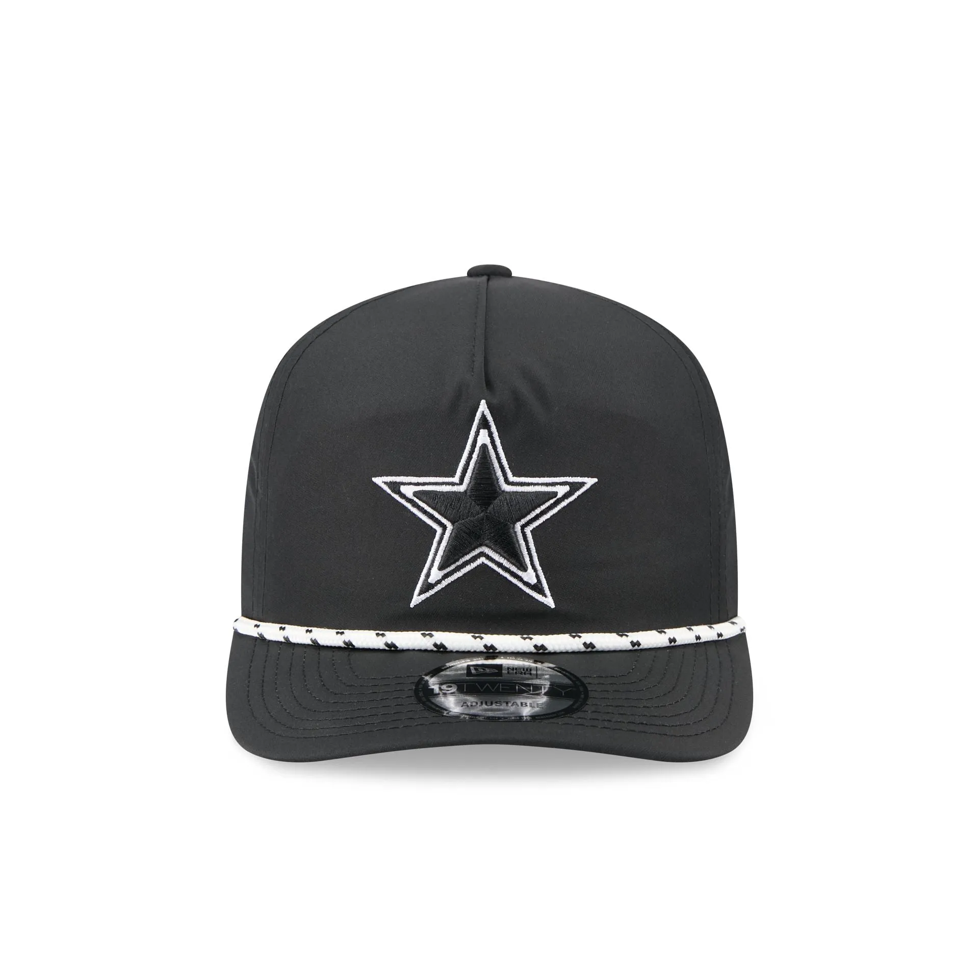 Dallas Cowboys Black and White Rope 19TWENTY Snapback Hat sold by New Era product image thumbnail 2