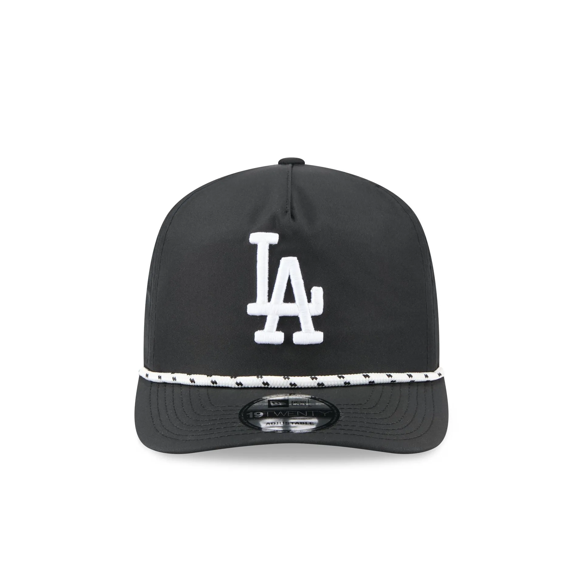 Los Angeles Dodgers Black and White Rope 19TWENTY Snapback Hat sold by New Era product image thumbnail 2
