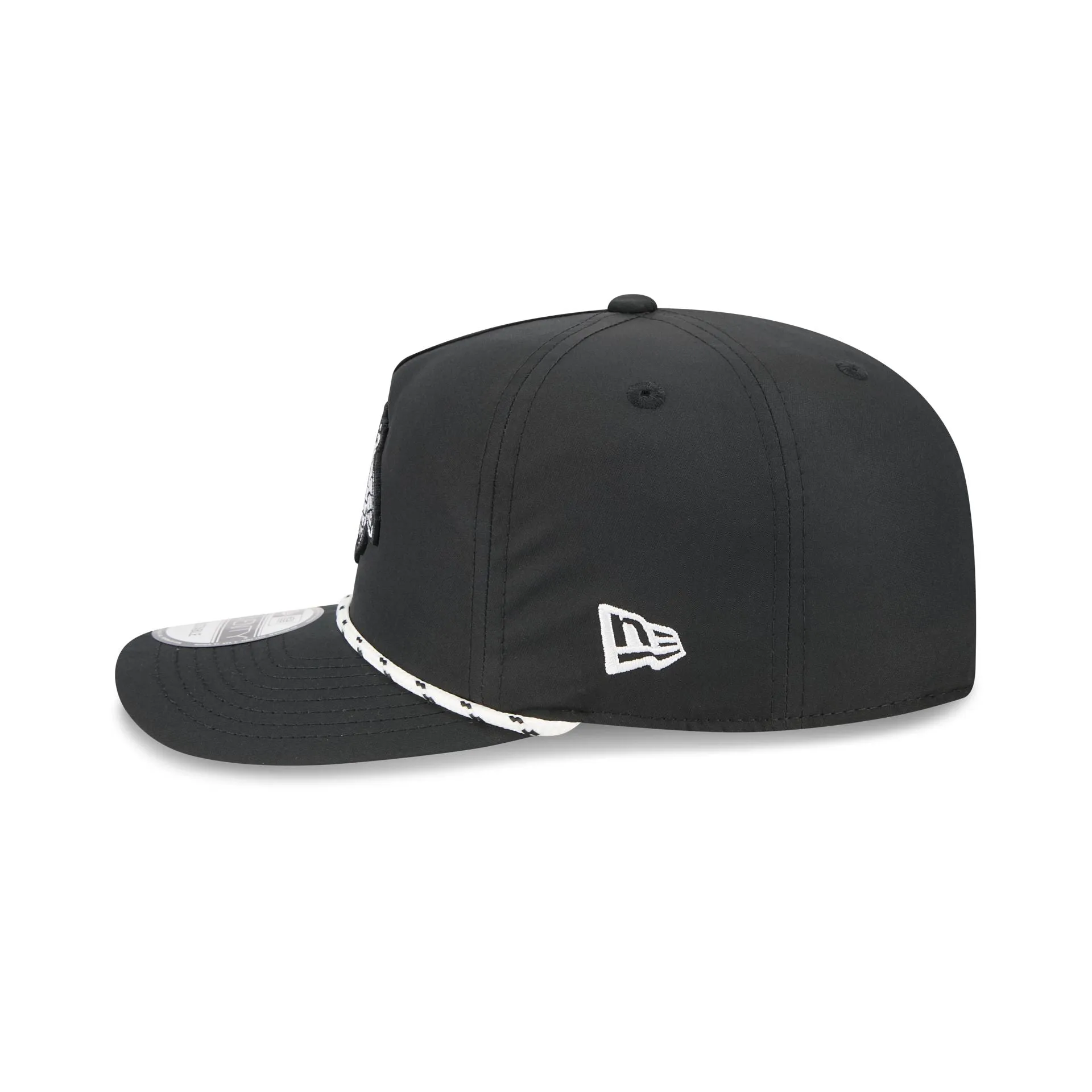 Chicago Blackhawks Black and White Rope 19TWENTY Snapback Hat sold by New Era product image thumbnail 4