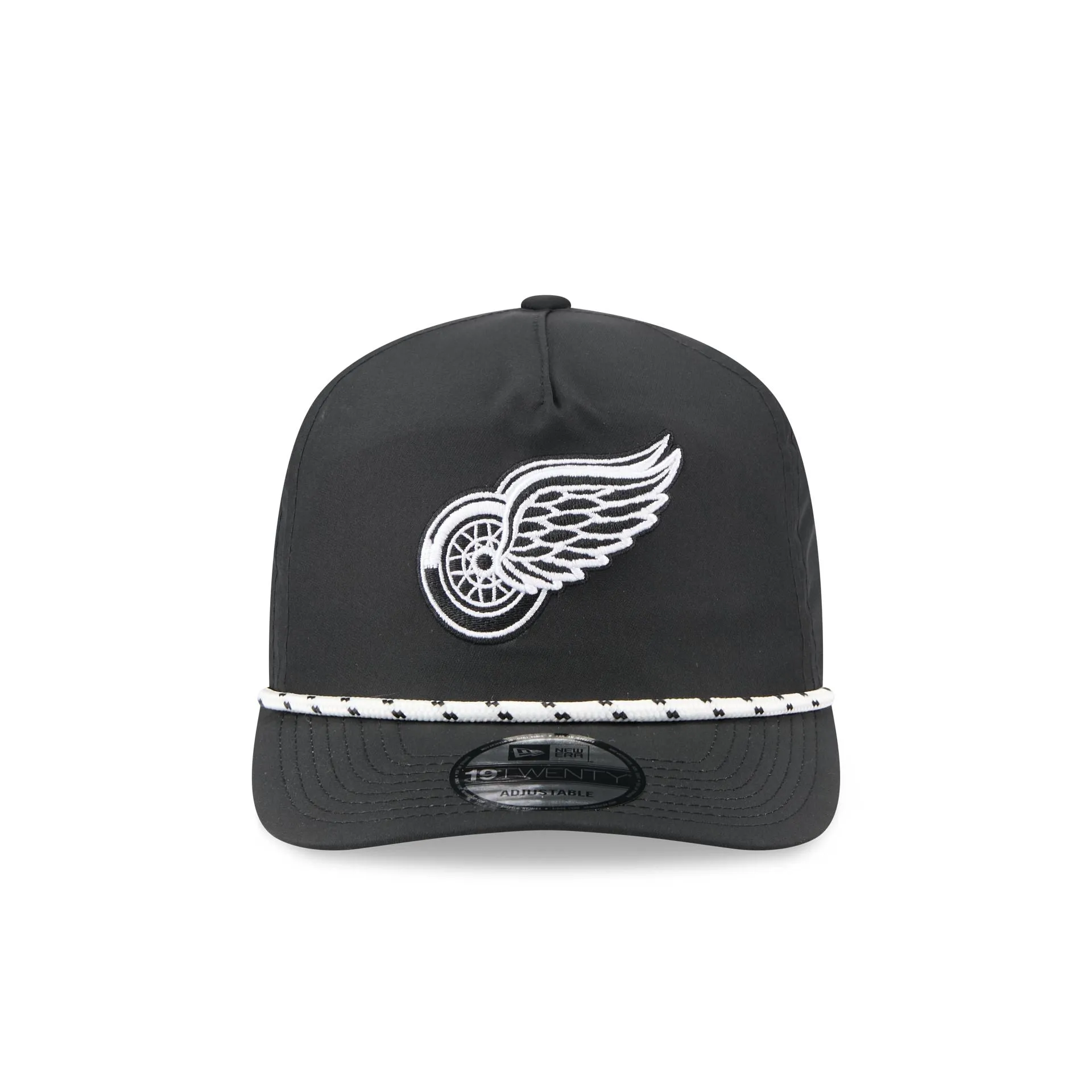 Detroit Red Wings Black and White Rope 19TWENTY Snapback Hat sold by New Era product image thumbnail 2