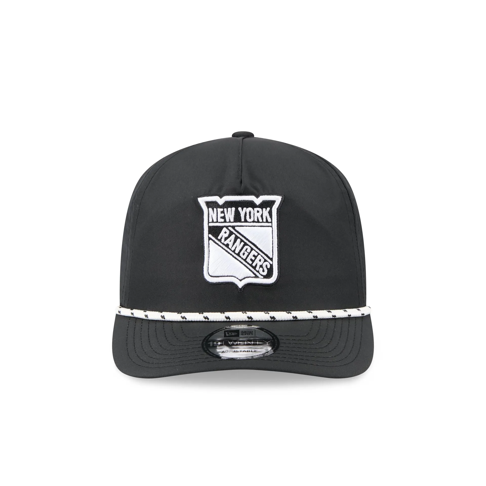 New York Rangers Black and White Rope 19TWENTY Snapback Hat sold by New Era product image thumbnail 2