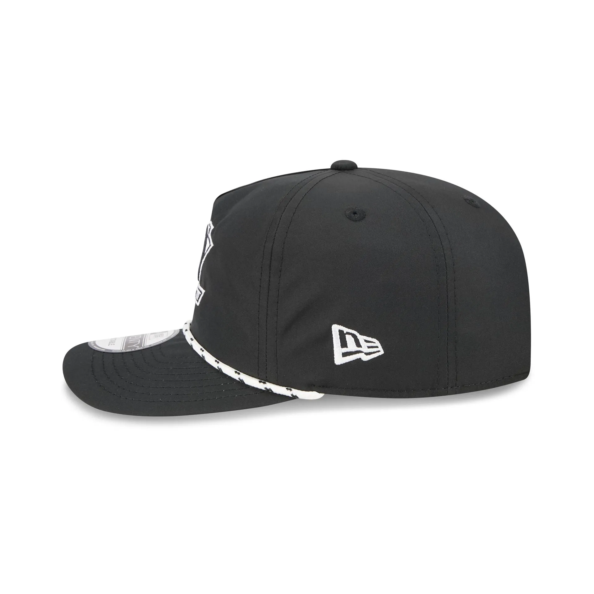 Anaheim Ducks Black and White Rope 19TWENTY Snapback Hat sold by New Era product image thumbnail 4