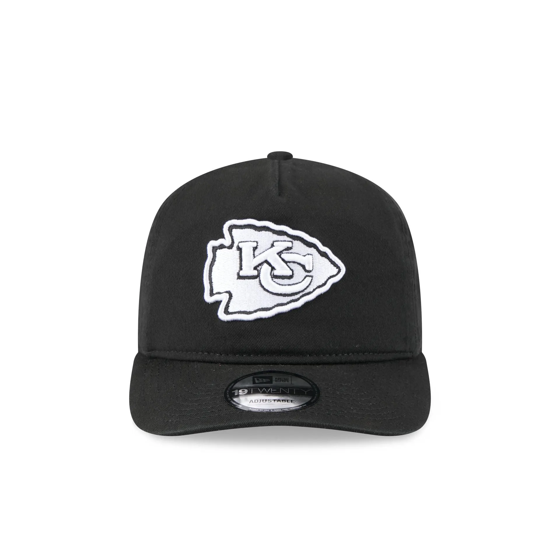 Kansas City Chiefs Black and White 19TWENTY Snapback Hat sold by New Era product image thumbnail 2