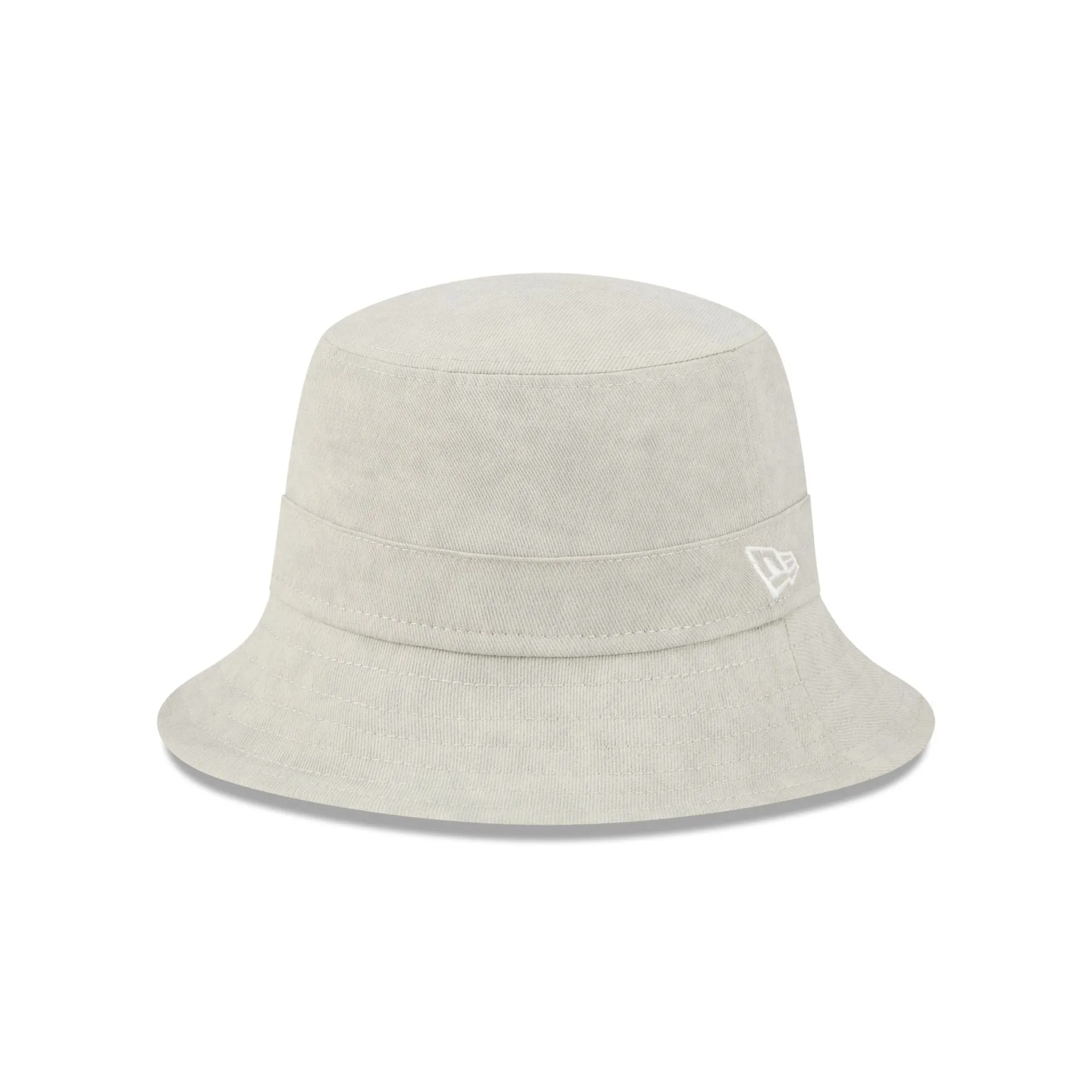 New Era Cap Washed Twill Light Biege Bucket Hat sold by New Era