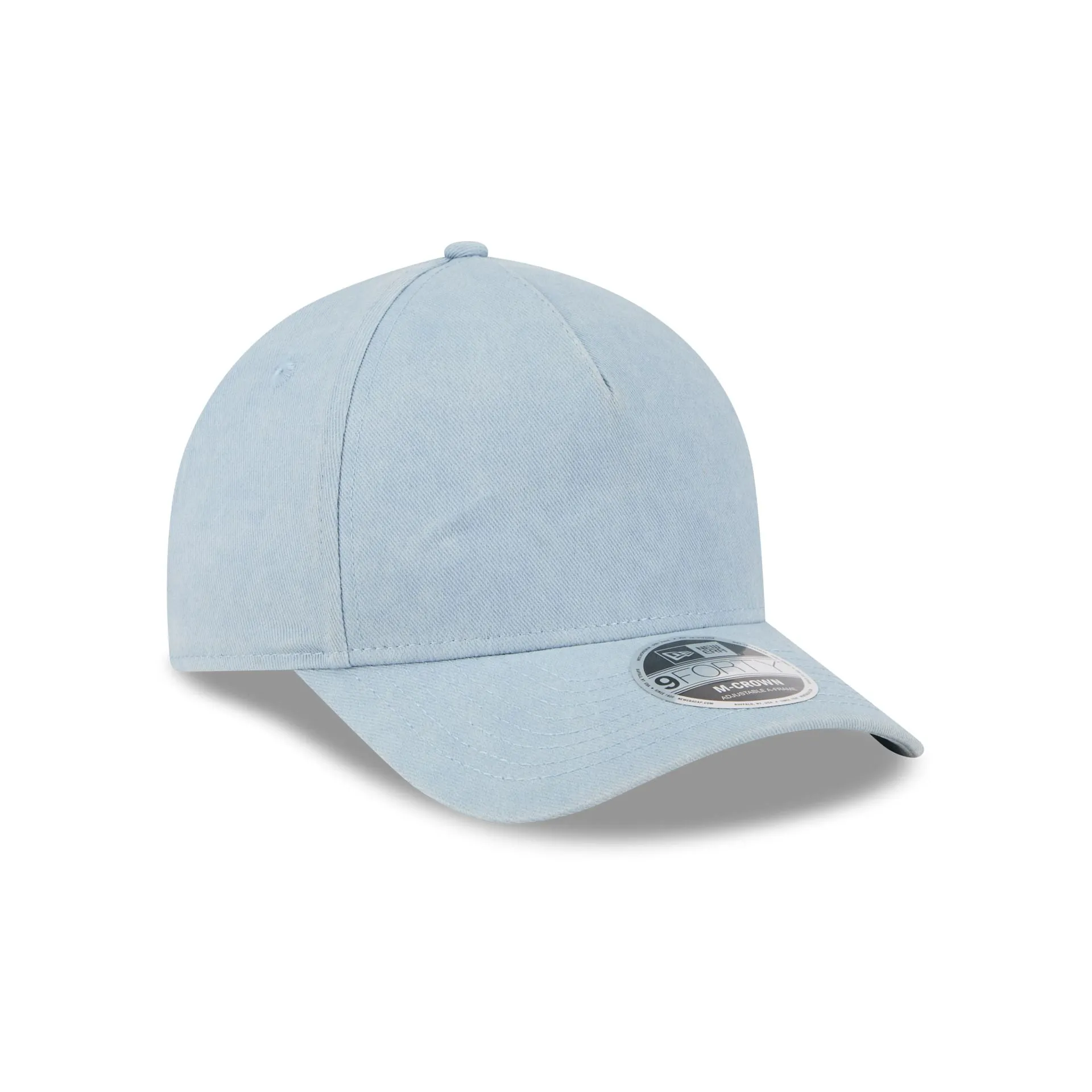 New Era Cap Washed Twill Sky Blue 9FORTY M-Crown A-Frame Adjustable Hat sold by New Era product image thumbnail 3