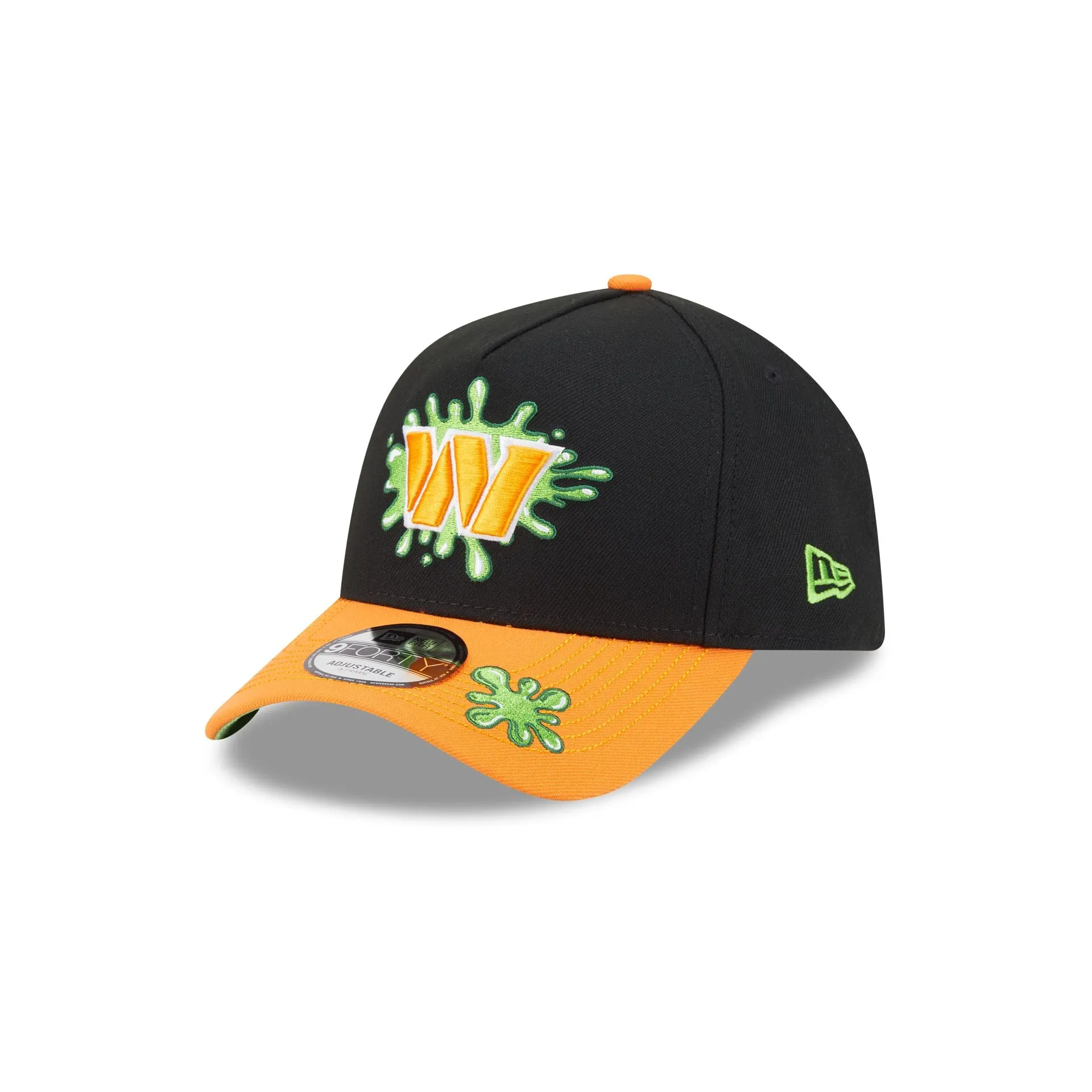 Nickelodeon Slime x Washington Commanders 9FORTY A-Frame Snapback Hat sold by New Era