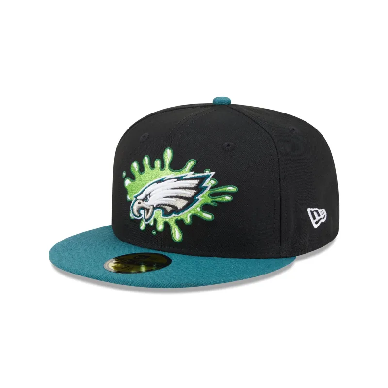 Nickelodeon Slime x Philadelphia Eagles 59FIFTY Fitted Hat sold by New Era