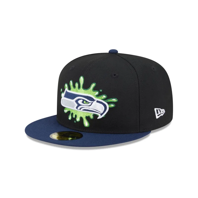 Nickelodeon Slime x Seattle Seahawks 59FIFTY Fitted Hat sold by New Era