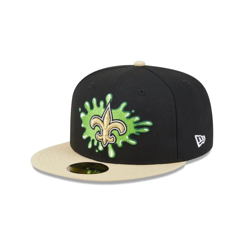 Nickelodeon Slime x New Orleans Saints 59FIFTY Fitted Hat sold by New Era