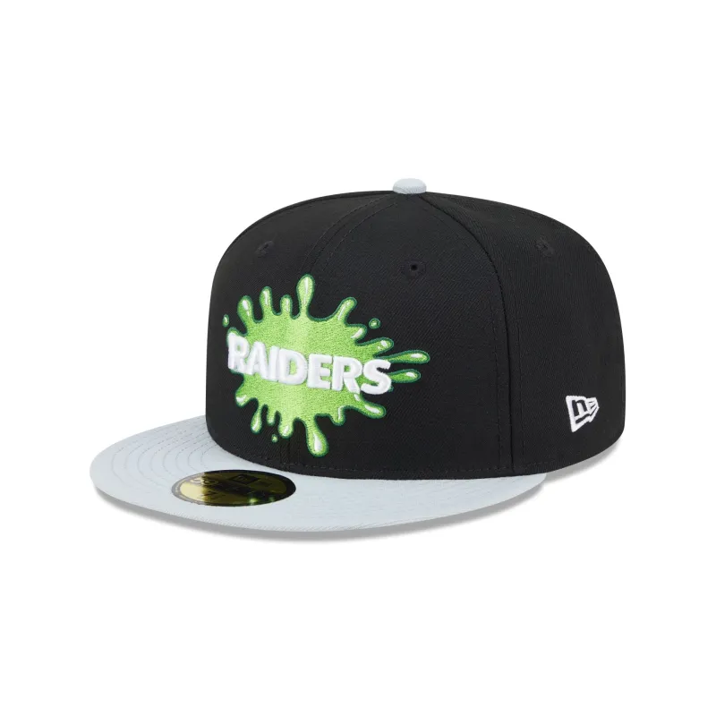 Nickelodeon Slime x Las Vegas Raiders 59FIFTY Fitted Hat sold by New Era