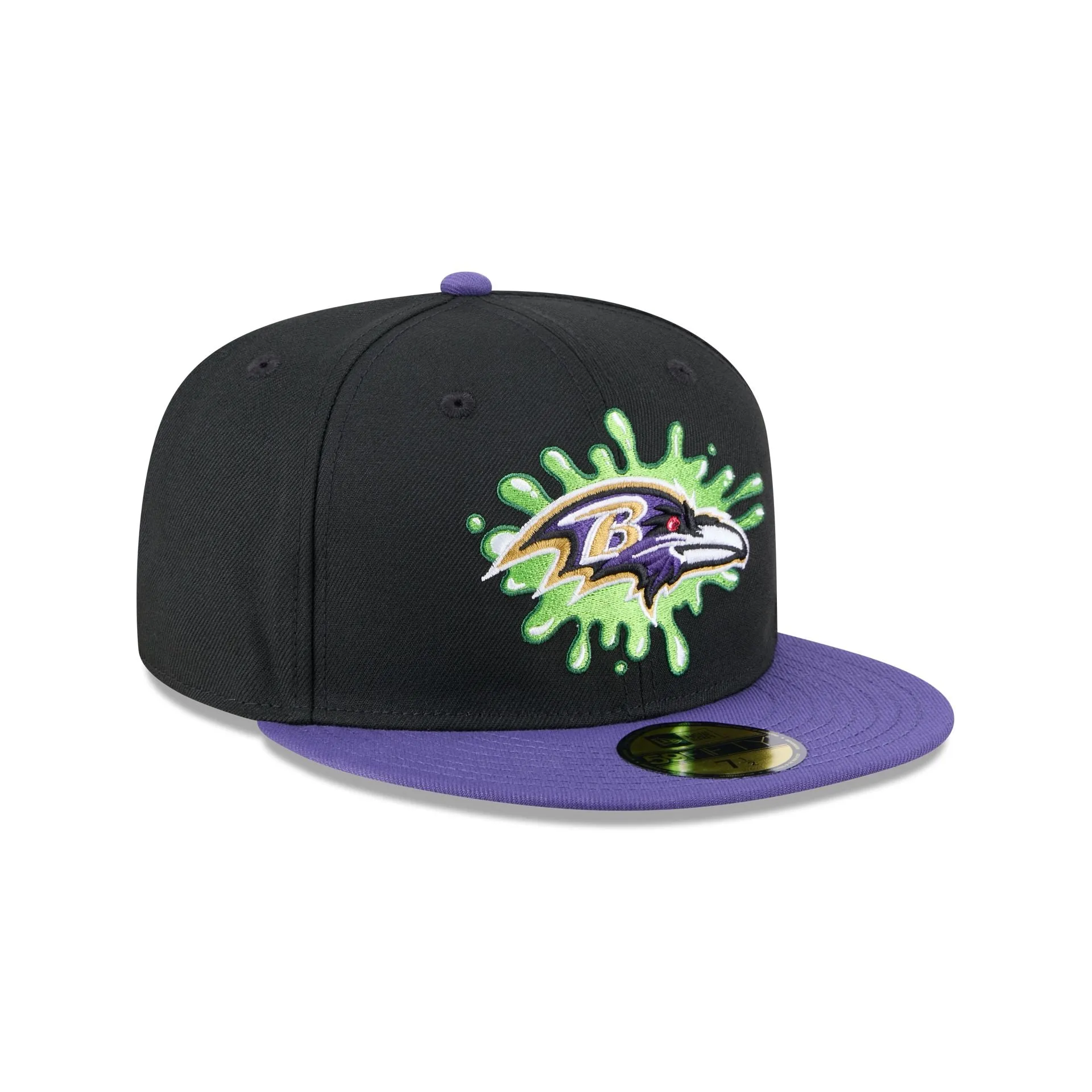 Nickelodeon Slime x Baltimore Ravens 59FIFTY Fitted Hat sold by New Era product image thumbnail 3