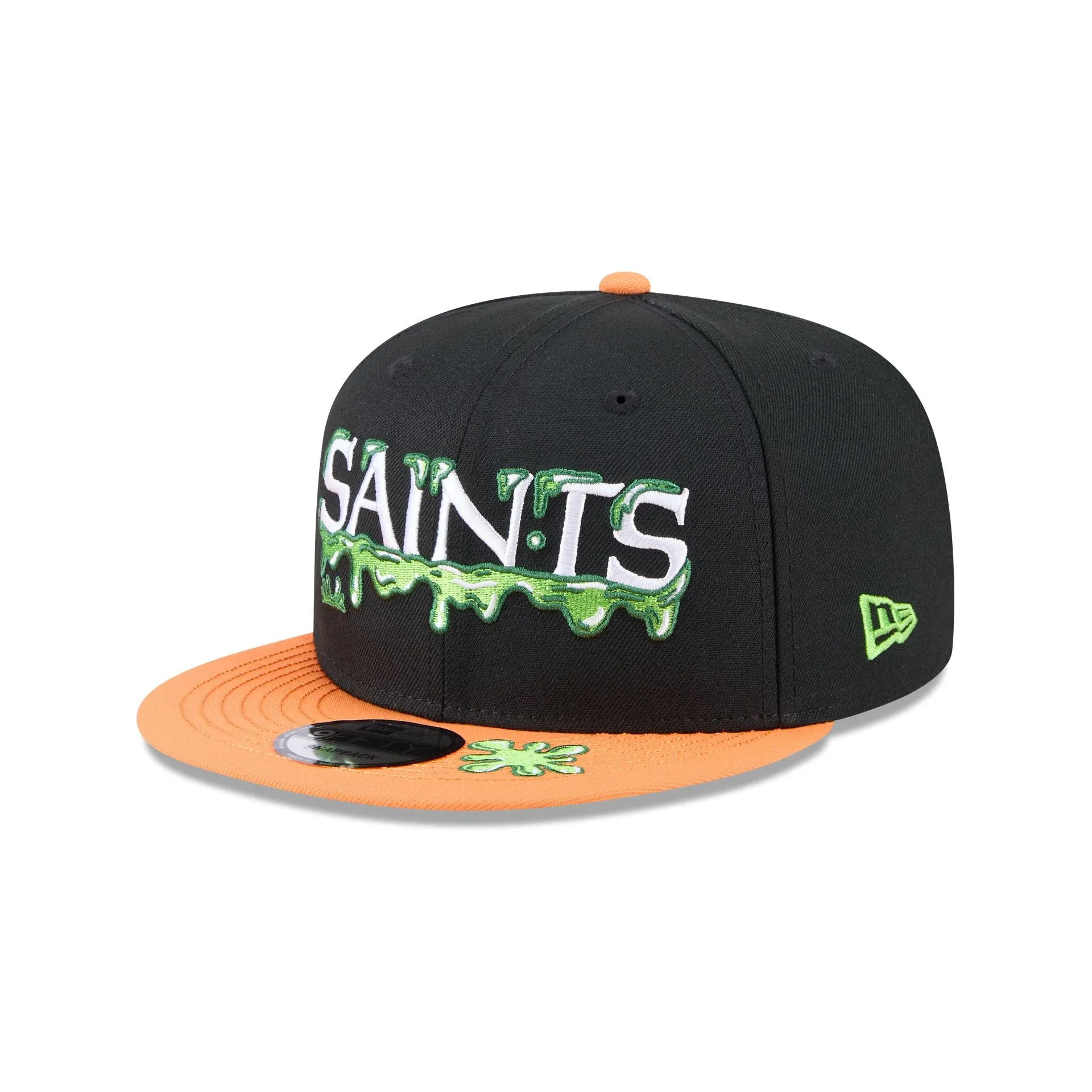 Nickelodeon Slime x New Orleans Saints 9FIFTY Snapback Hat sold by New Era