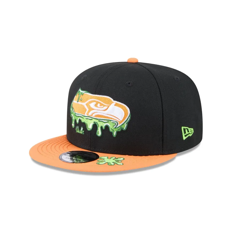 Nickelodeon Slime x Seattle Seahawks 9FIFTY Snapback Hat sold by New Era