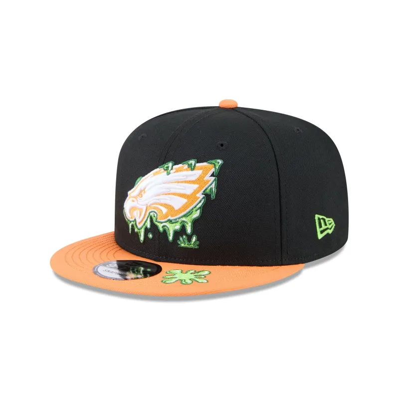 Nickelodeon Slime x Philadelphia Eagles 9FIFTY Snapback Hat sold by New Era