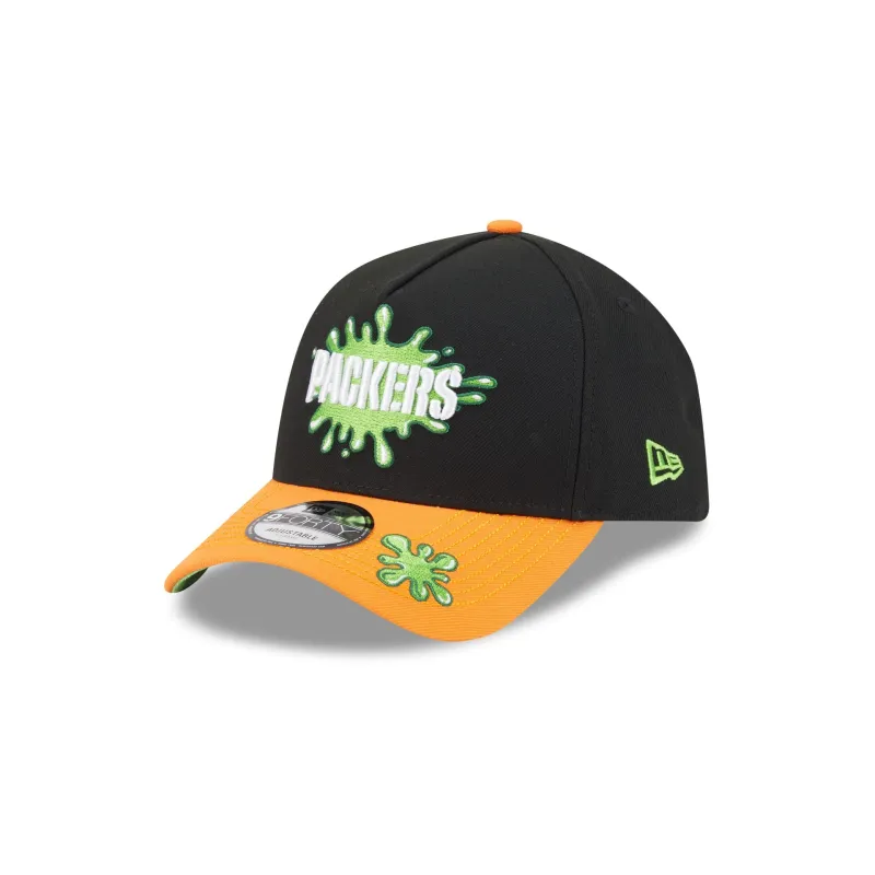 Nickelodeon Slime x Green Bay Packers 9FORTY A-Frame Snapback Hat sold by New Era