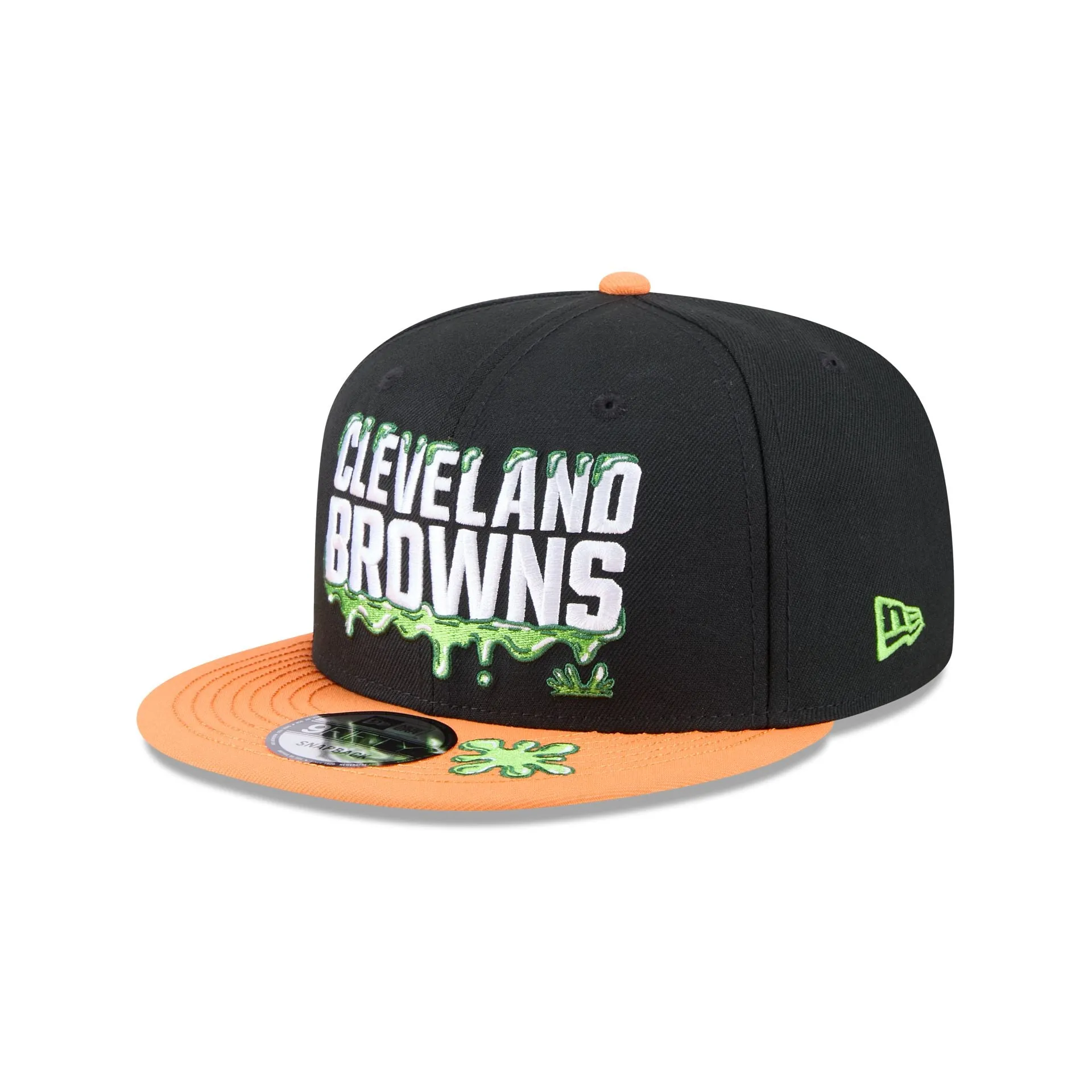 Nickelodeon Slime x Cleveland Browns 9FIFTY Snapback Hat sold by New Era